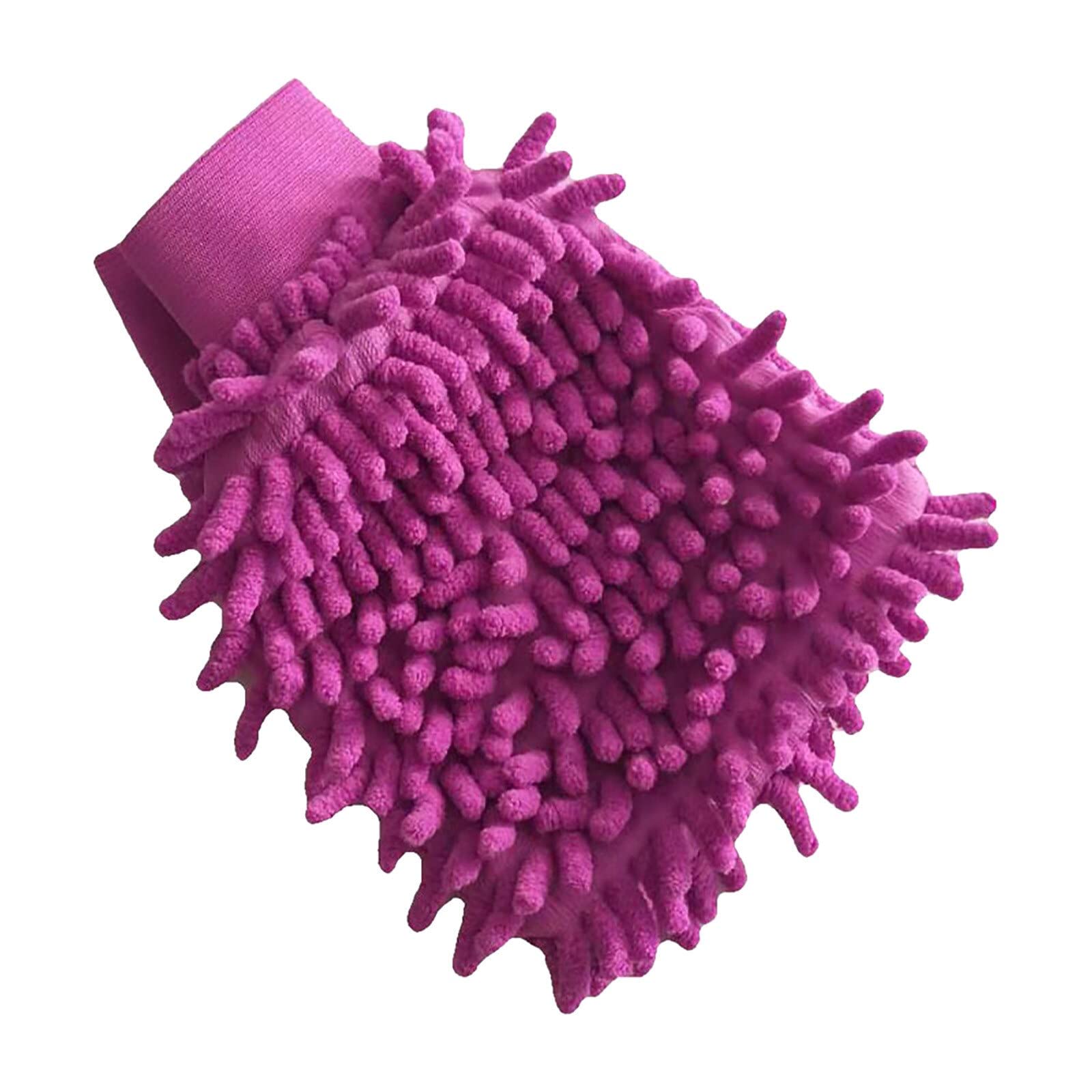 Manopla de lavado de autos, guante de lavado de coche, 1 unidad de guantes de lavado de coche de microfibra de chenilla, guantes de limpieza de coche, guante de lavado de coche (color: E