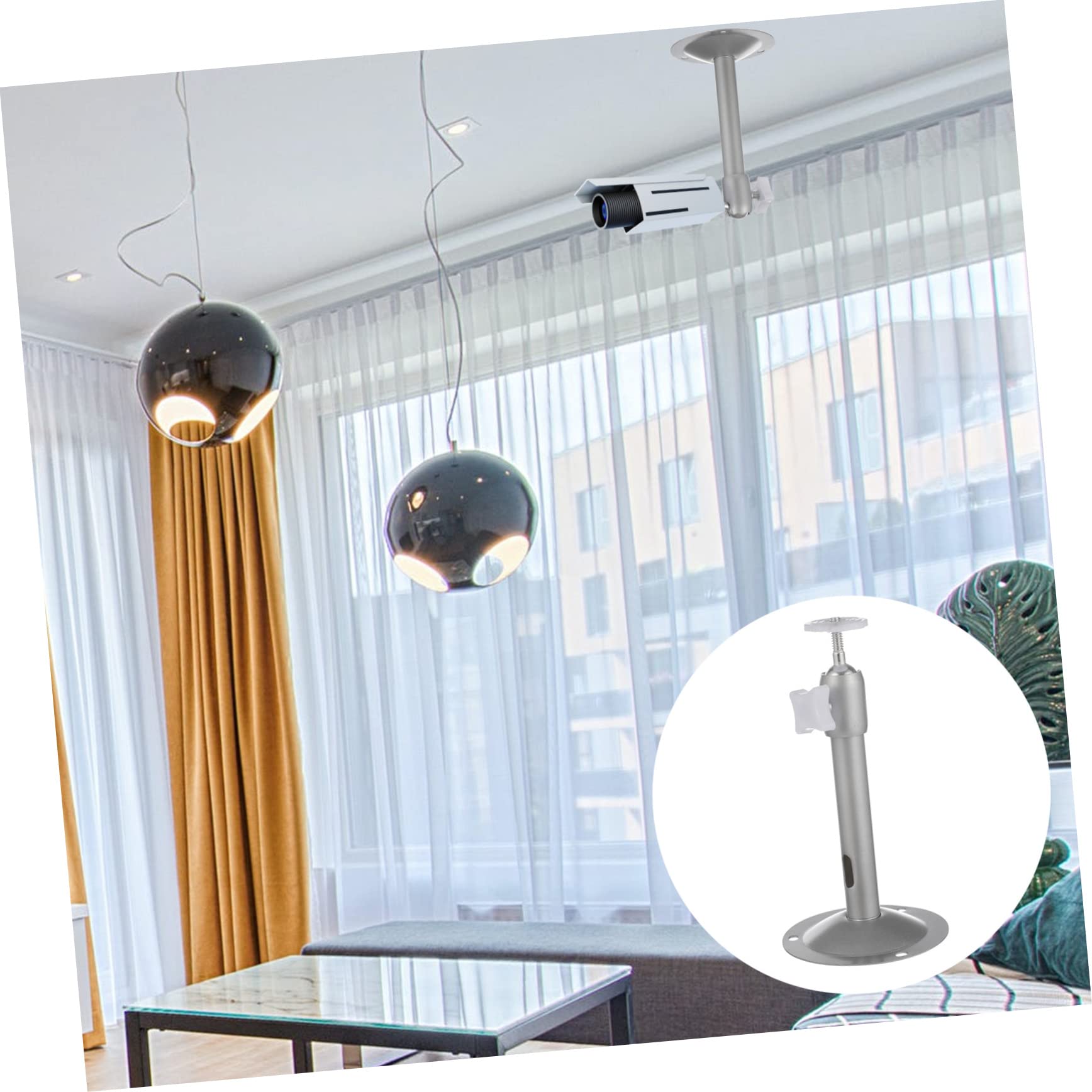 Balacoo 2Pcs Security Brackets Rotatable Mount Holders for Enhanced Compatible with Wall Mounted Design