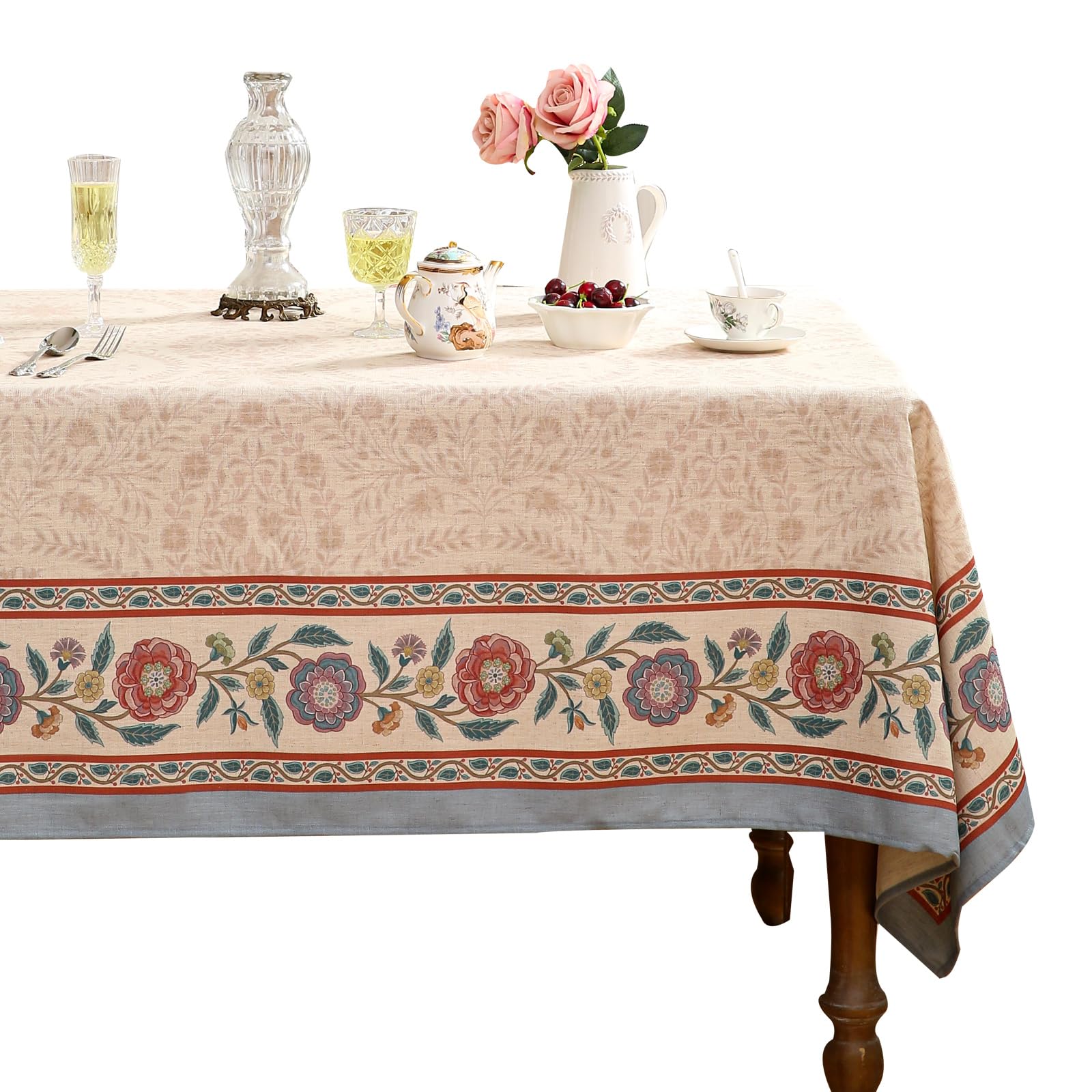 Amazon.com: bilin gaier French Fall Linen Tablecloth for Rectangle ...