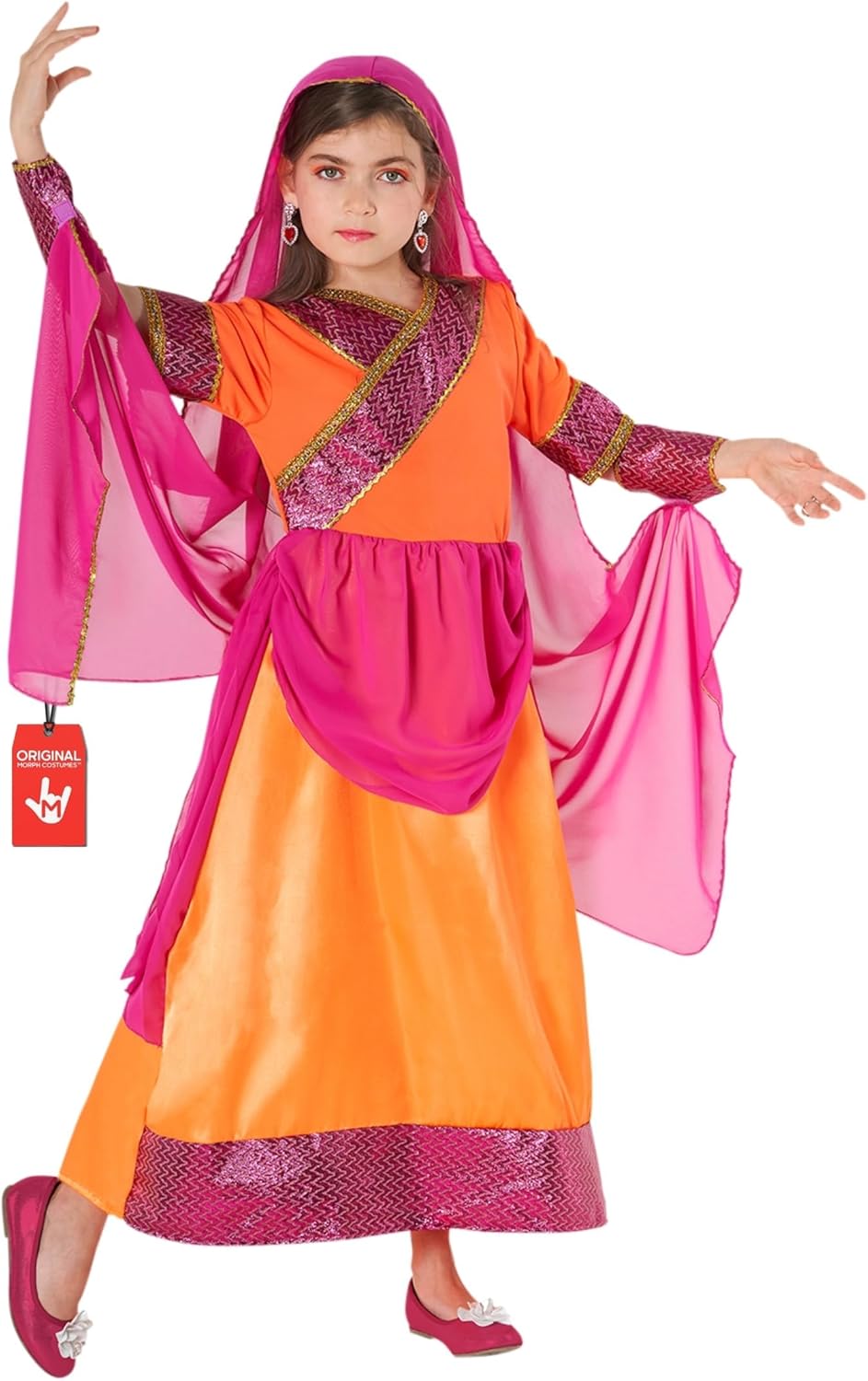 Morph Kids Genie Costume Girls, Genie Costume Kids, Girls Bollywood Outfit
