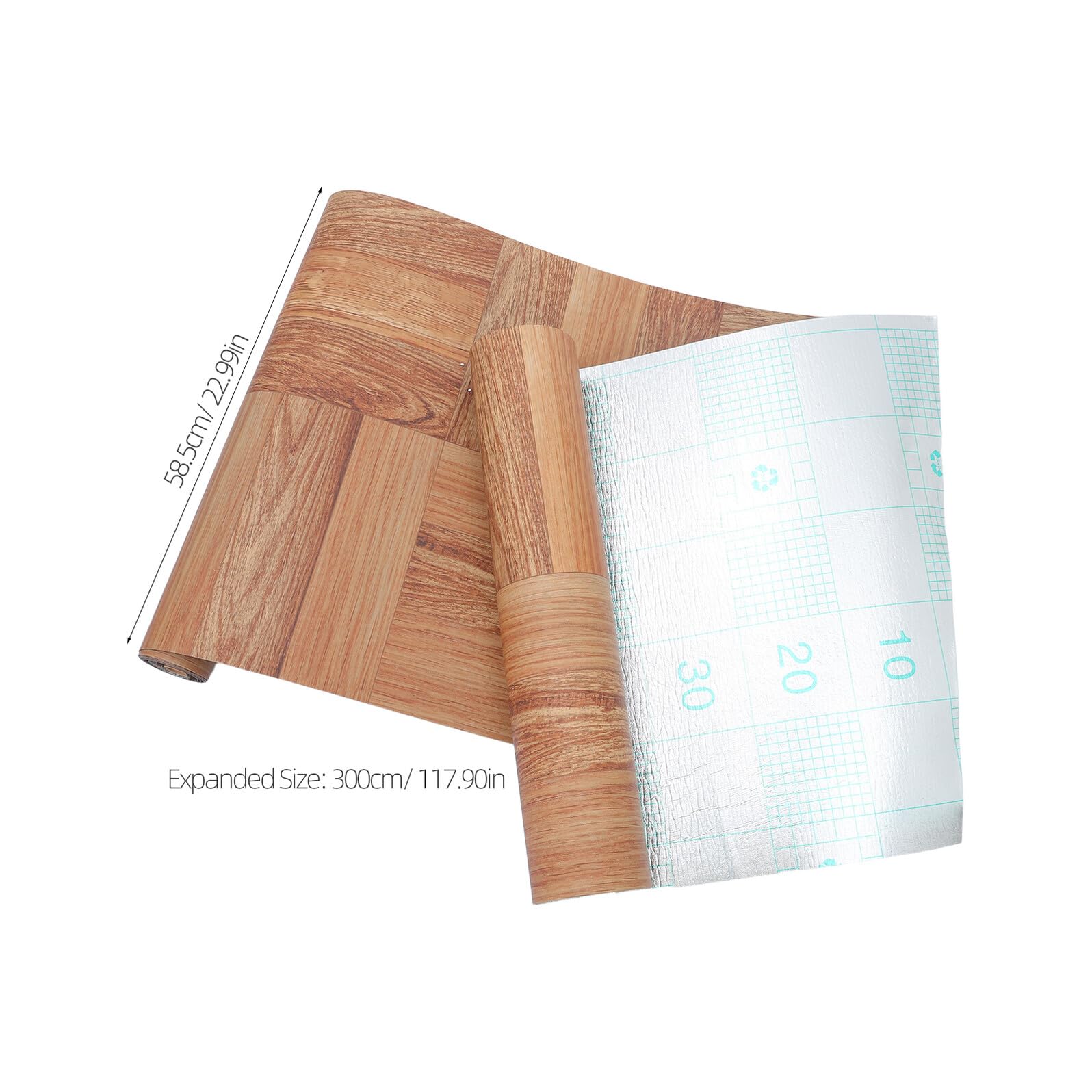 Gadpiparty Piastrelle Adesive in Pvc Effetto Legno Realistico Autoadesive Impermeabili per Cucina e Soggiorno Pavimento Vinile Moderno