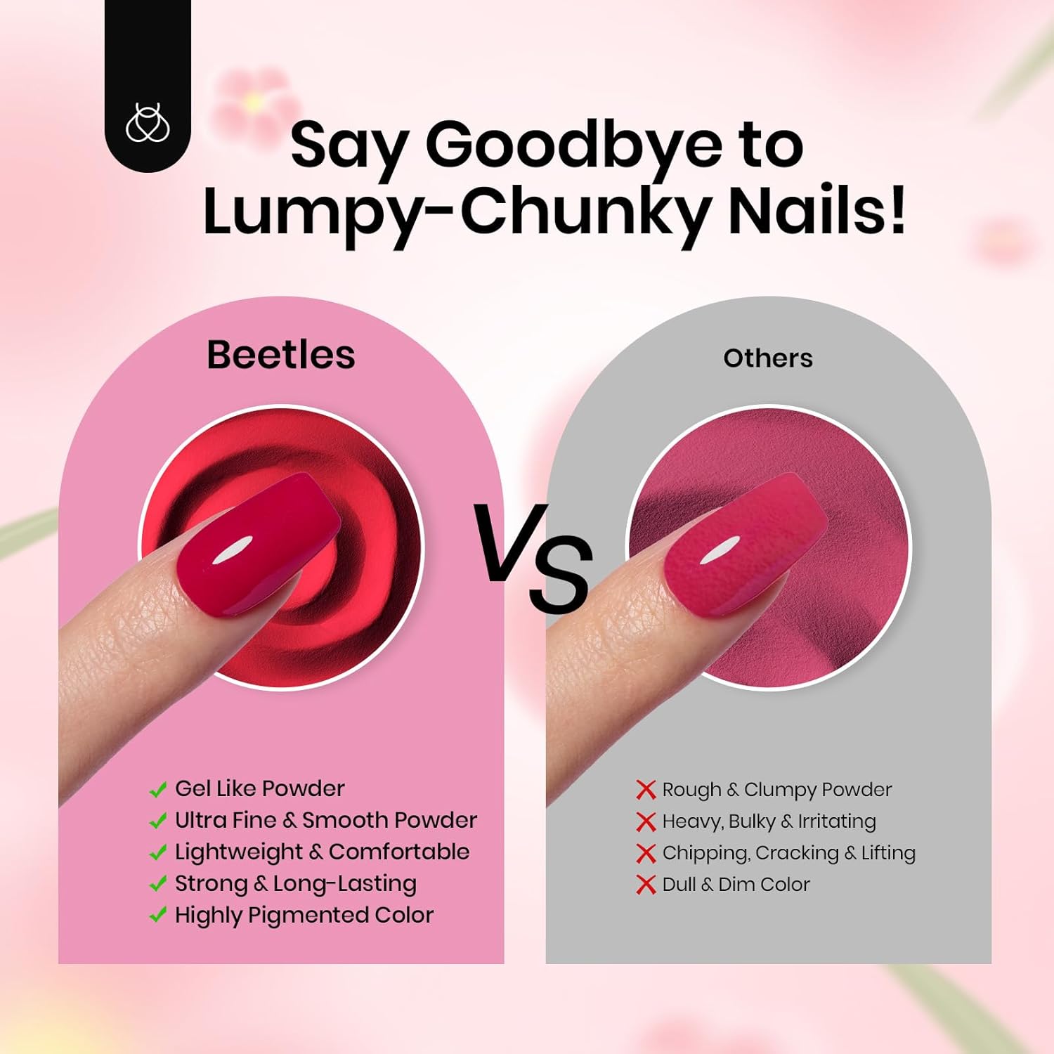 Beetles Dip Powder Nail Kit, 36 Colors Glitter Nude Pink Red Green Pastel Dipping Powder Starter Kit Quick Drying Nail Set for French Nails Art Summer Manicure DIY Salon Gift for Women