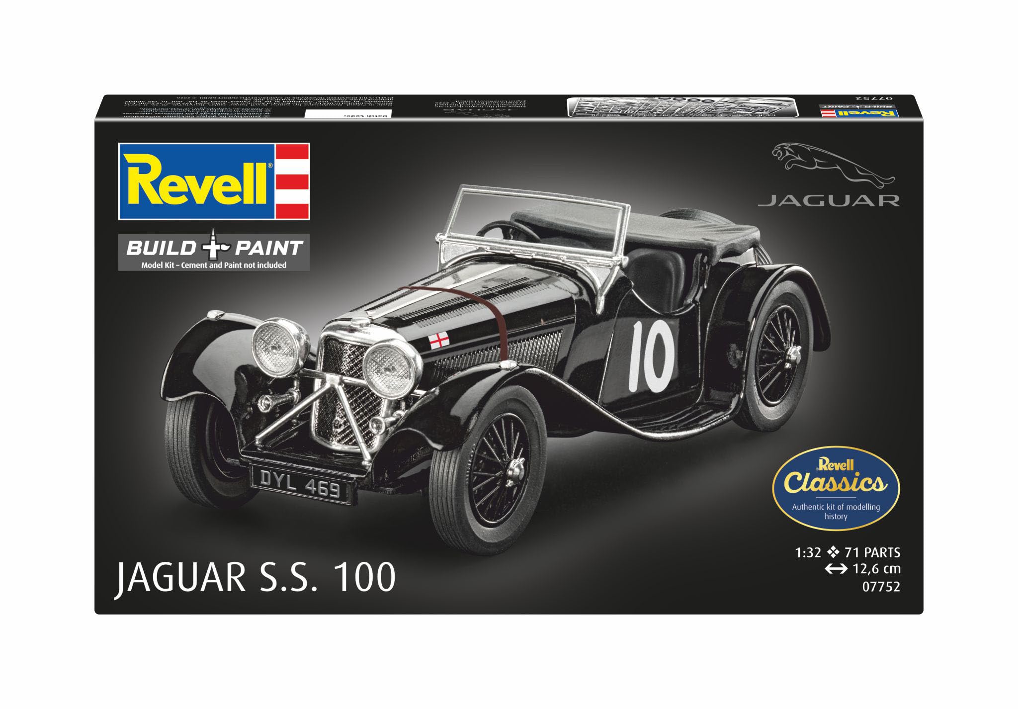 Amazon | ドイツレベル 1/32 ジャガー S.S.100 レーシングカー