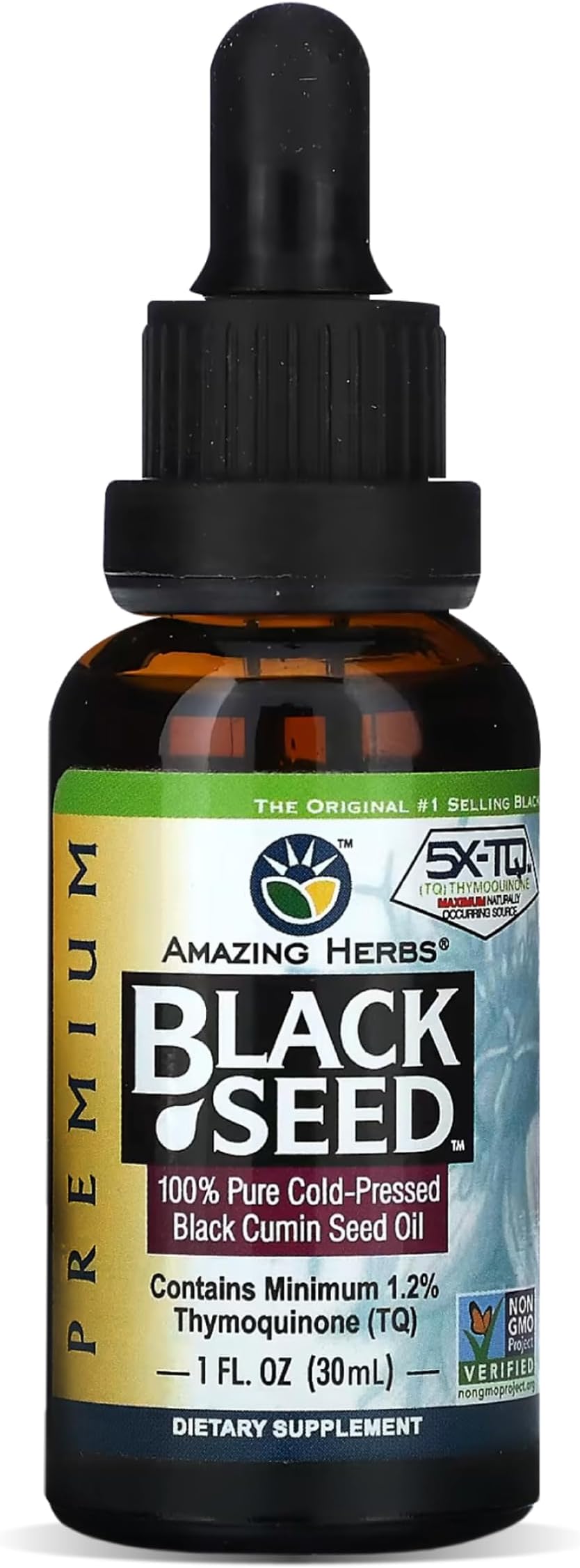Black Seed Cold-Pressed Oil - 1oz