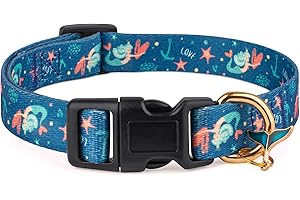 Handmade Fairy Tale Mermaid Dog Collar
