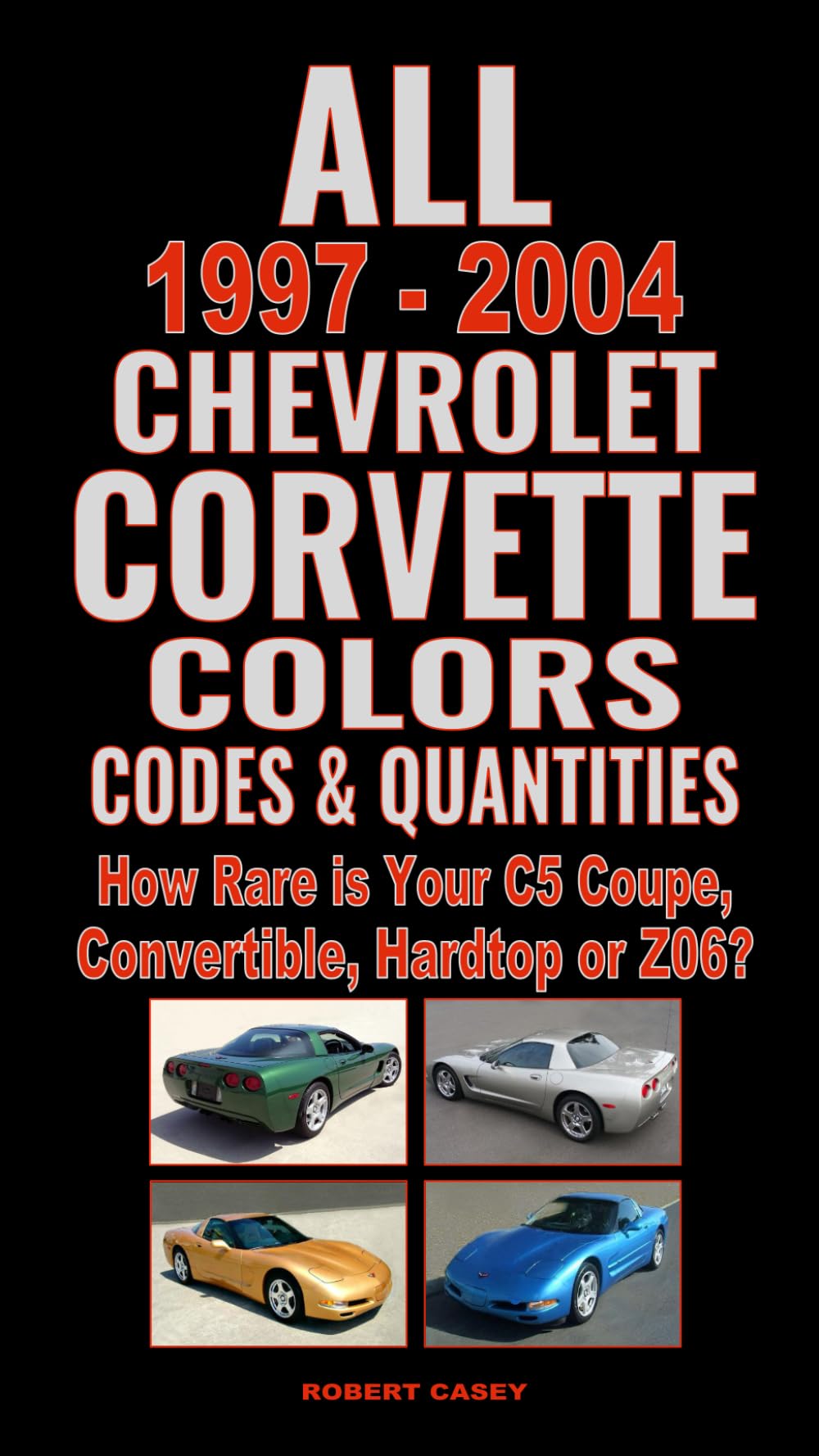 All 1997-2004 Chevrolet Corvette Colors, Codes & Quantities: How Rare is Your C5 Coupe, Convertible, Hardtop or Z06?