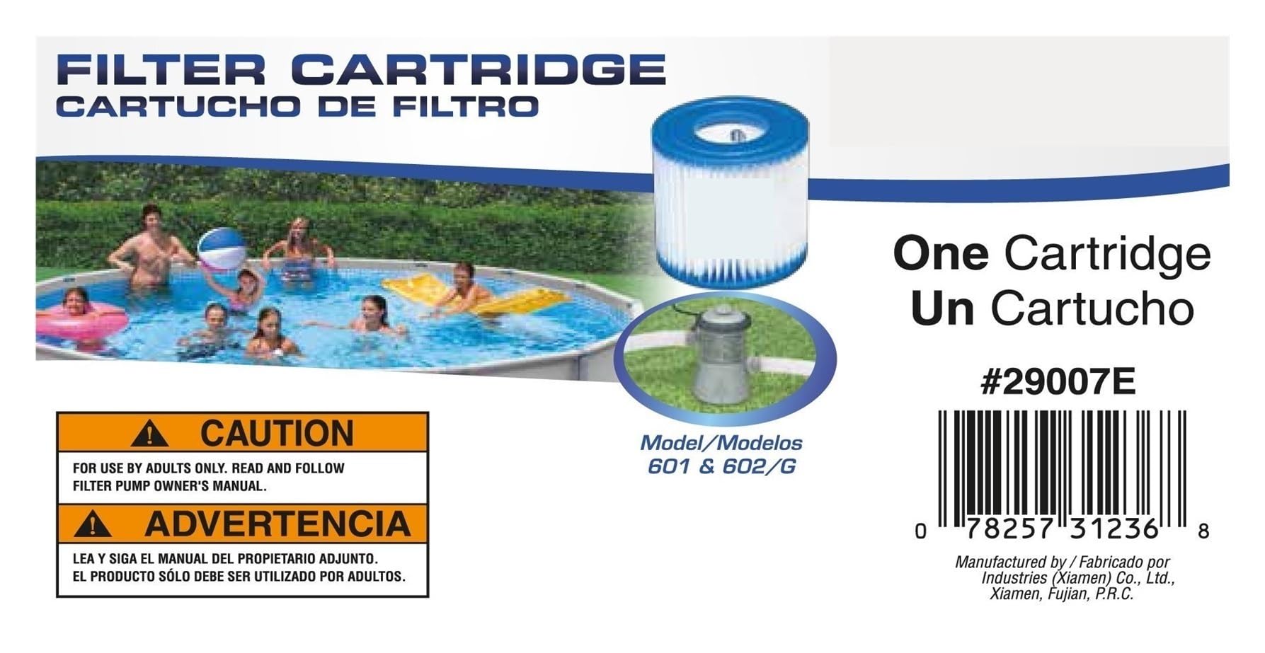 Filtros Piscina, Cartucho de Filtro for Piscinas, (Paquete de 12) con Cubierta de Piscina de 10` (Paquete de 2)
