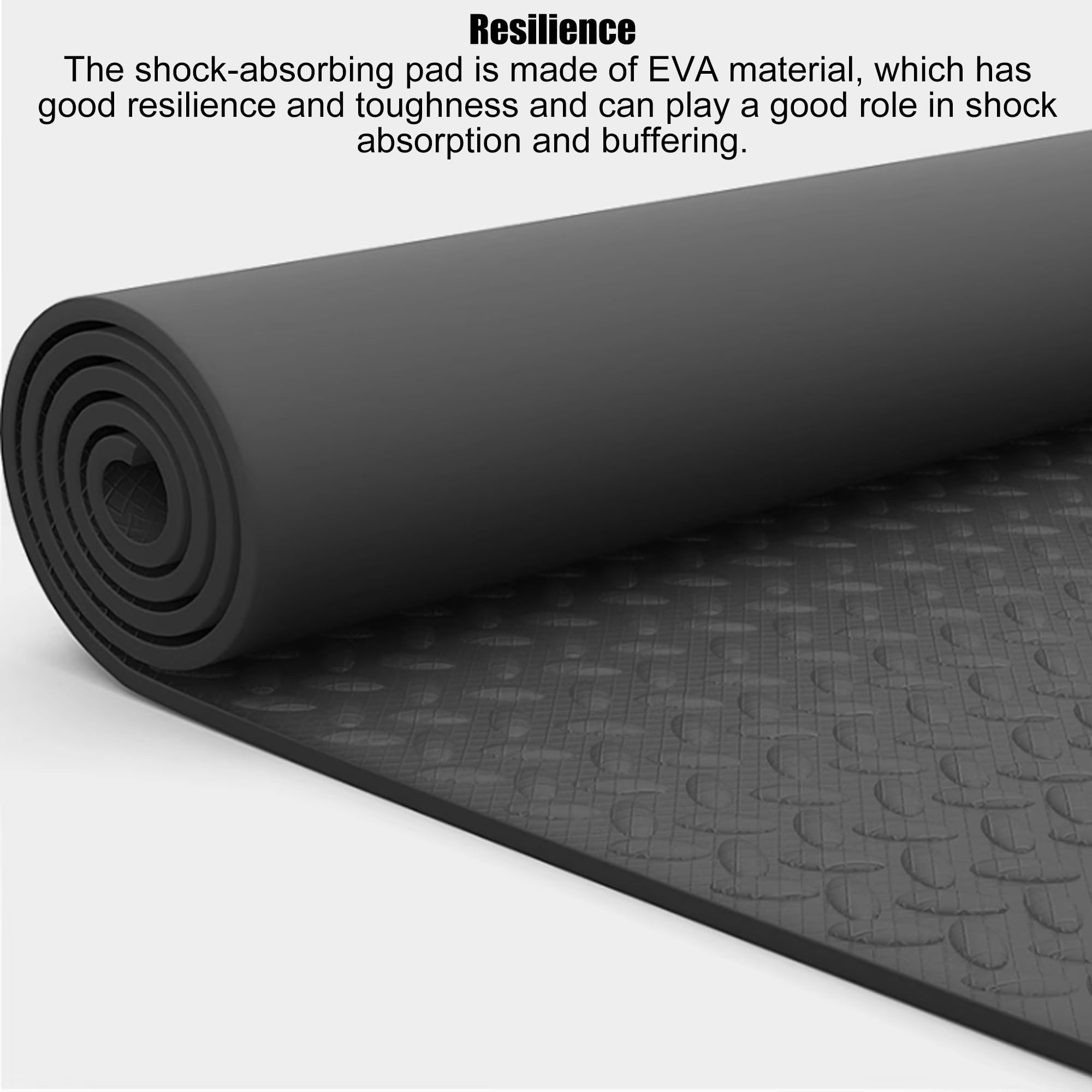 Tappetino per Tapis roulant, Walking Pad, Protezione per Pavimenti con Trama Antiscivolo per Tapis roulant, per Tapis roulant ellittici e Attrezzi da Allenamento(200x100x1cm)