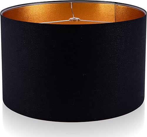 Wellmet Requiere ensamblaje de pantalla de lámpara de 18"x18"x12" para lámpara de mesa, lámpara de cabecera, lámpara de pie, pantalla de lámpara de