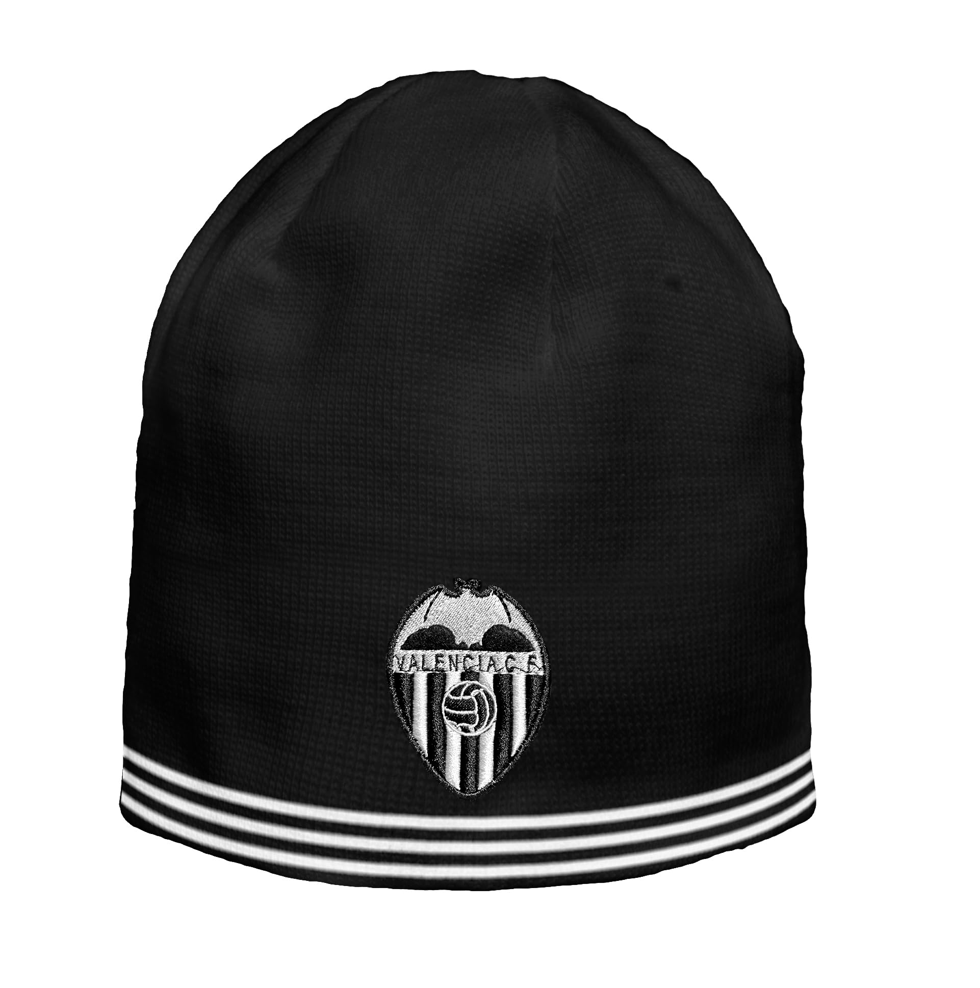 Valencia CF | Gorro Escudo Blanco Y Negro Adulto | Unisex