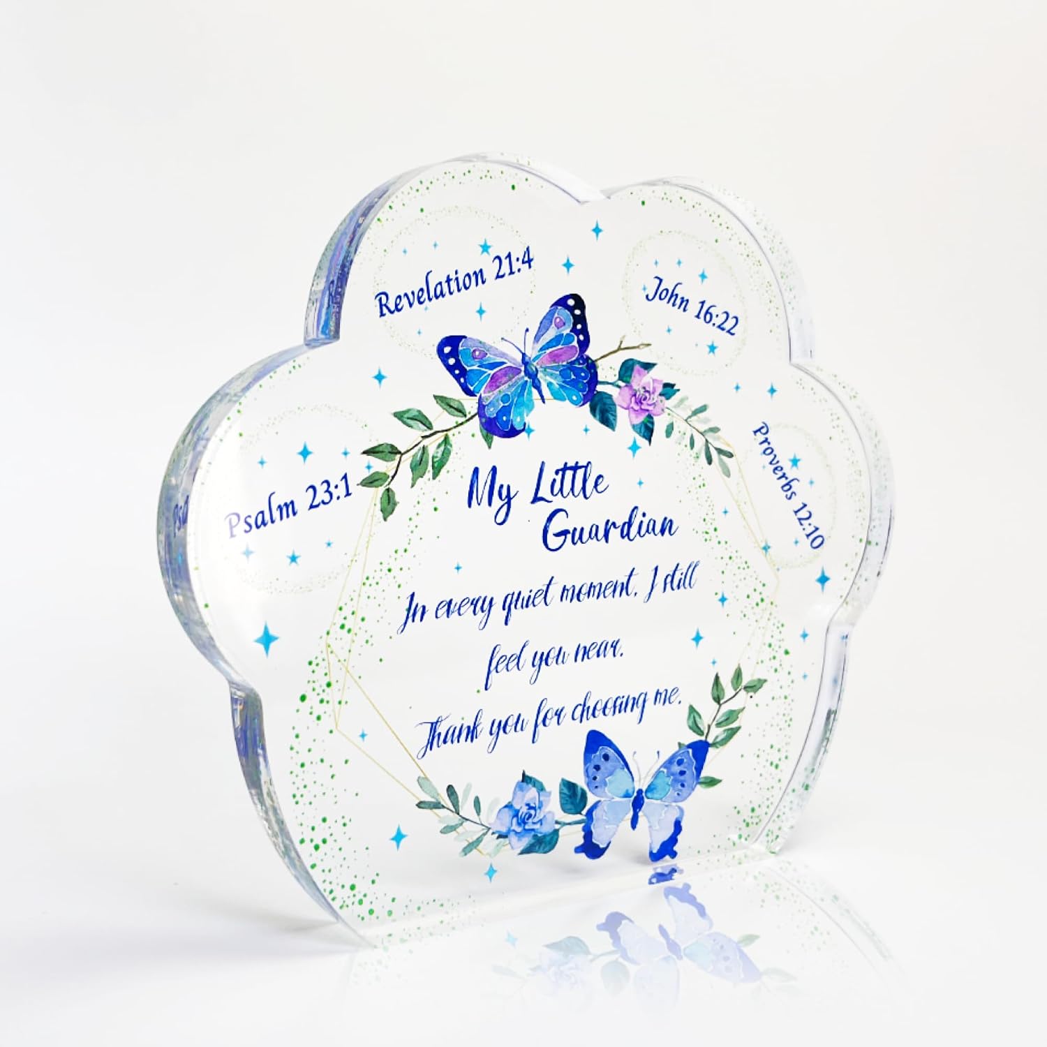 Pet Memorial Gifts for Dog Cat Lovers – 5.9" Acrylic Puzzle Plaque Keepsake – Pet Loss Sympathy Gift, Forever in My Heart Decorative Sign for Home Desk, Remembrance Gift for Owner (My Little Guardian)