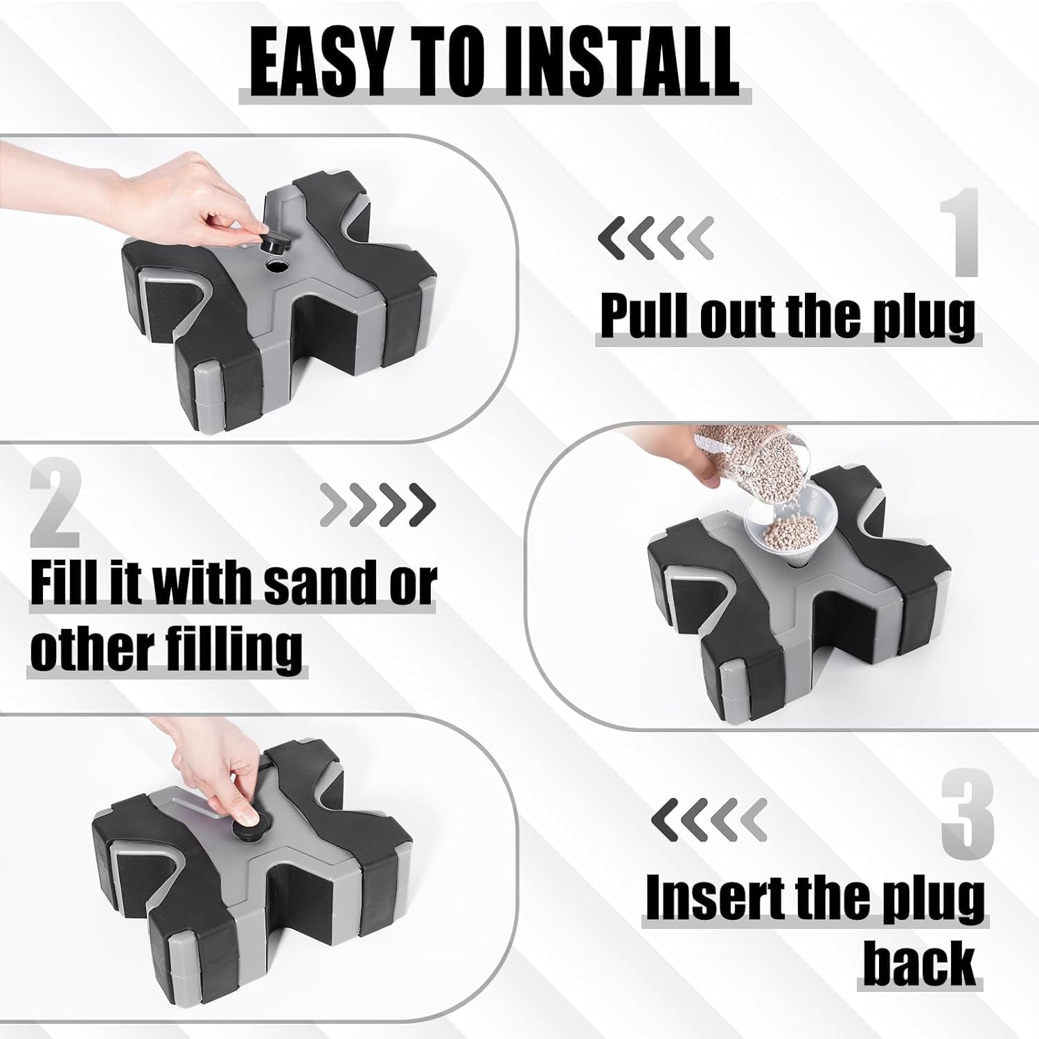 BOOSTEADY Porta Pistola Non-Scivolo Design a V-Block per Fucile e Pistola Rastrelliera per Armi