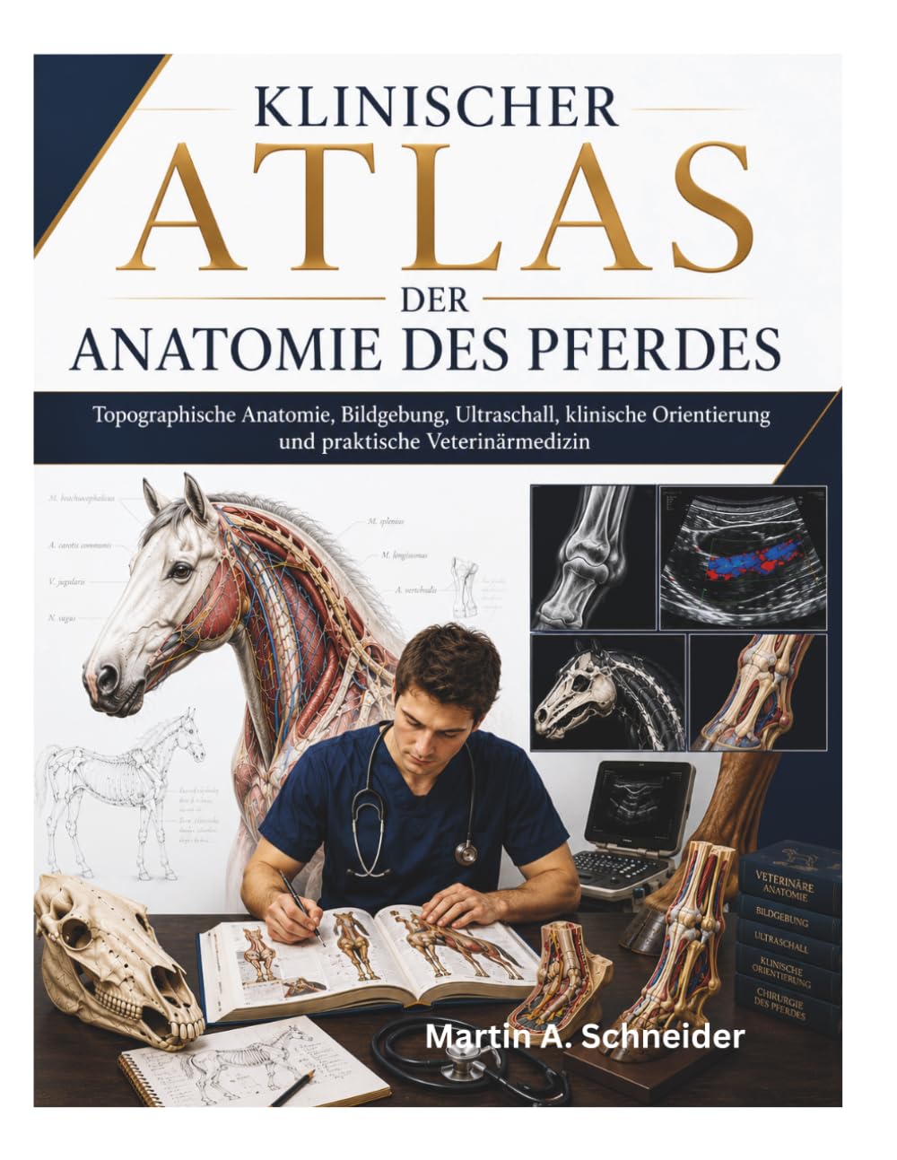 Klinischer Atlas der Anatomie des Pferdes: Topographische Anatomie, Bildgebung, Ultraschall, klinische Orientierung und praktische Veterinärmedizin