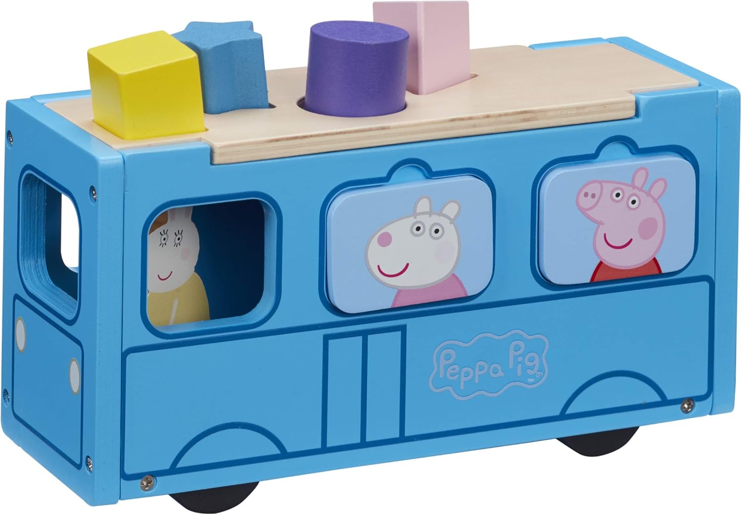 Peppa Pig 07222 Wooden School Bus