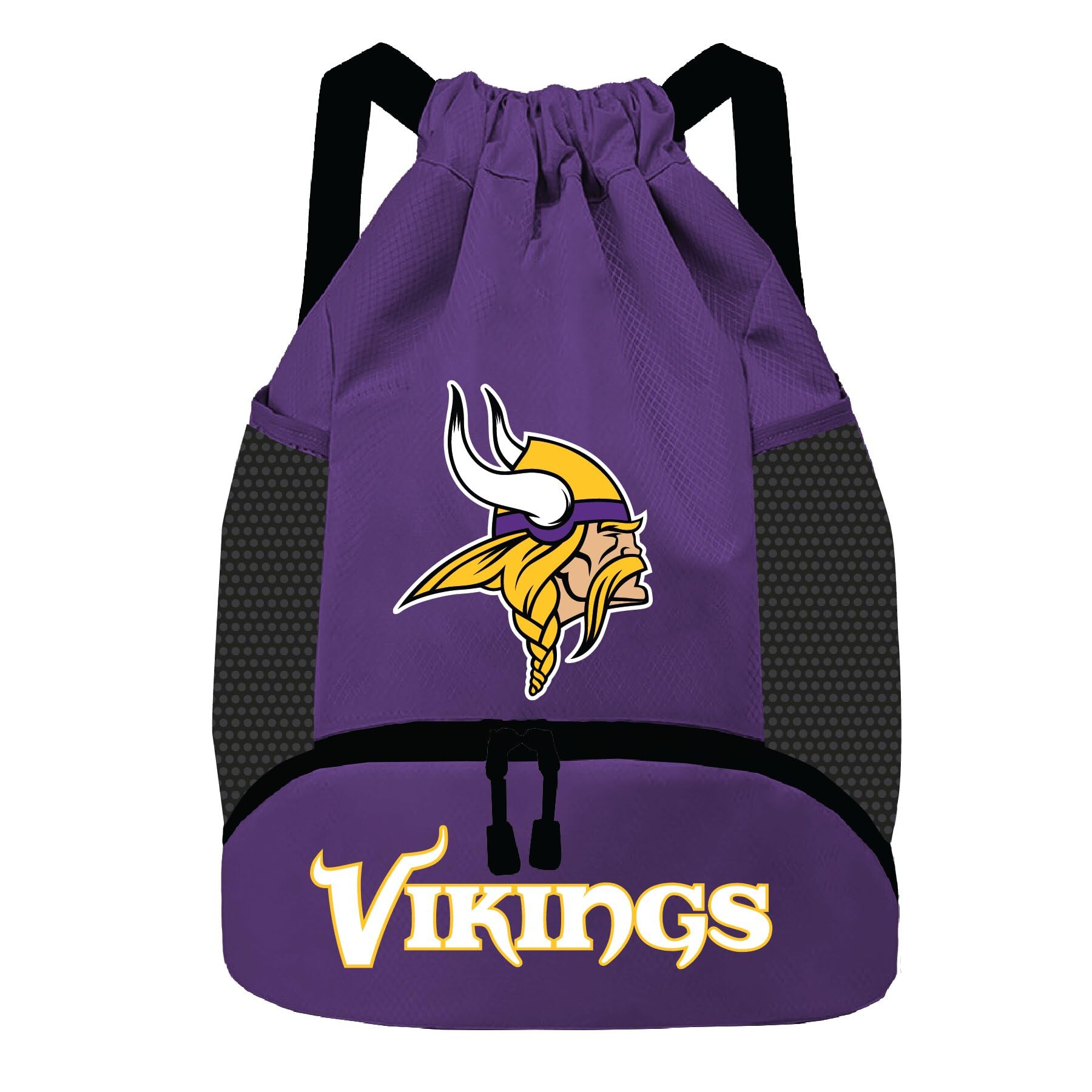 NFL Minnesota Vikings Cinch Bag – Standard Logo Drawstring Backpack