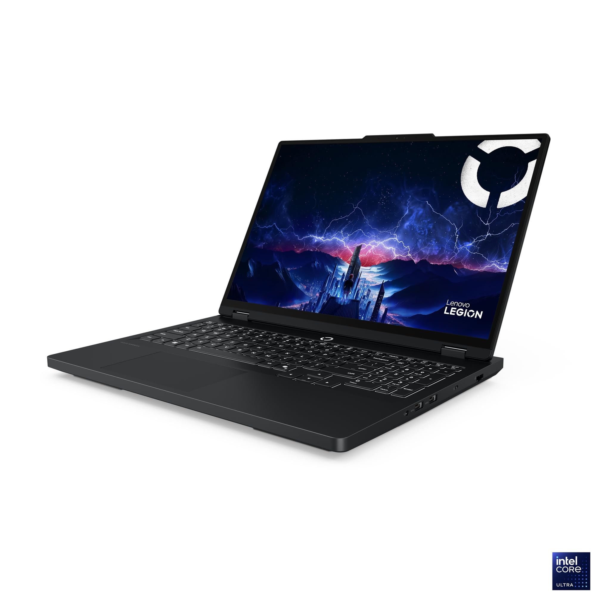 Lenovo Legion Pro 5 16IAX10H - Ordinateur Portable Gaming 16'' OLED WQXGA 165Hz (Intel Ultra 7 255HX, RAM 32Go, SSD 1To, NVIDIA RTX 5070 8GB, Windows 11) Clavier rétroéclairé en Blanc AZERTY - Noir