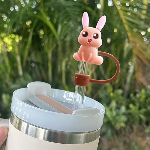 Miniatura 4 de 5 fundas de popote de silicona de 0.4 pulgadas0.394 in de diámetro, compatibles con vasos Stanley 20, de 30 y 40 onzas, para vaso Stanley de 40