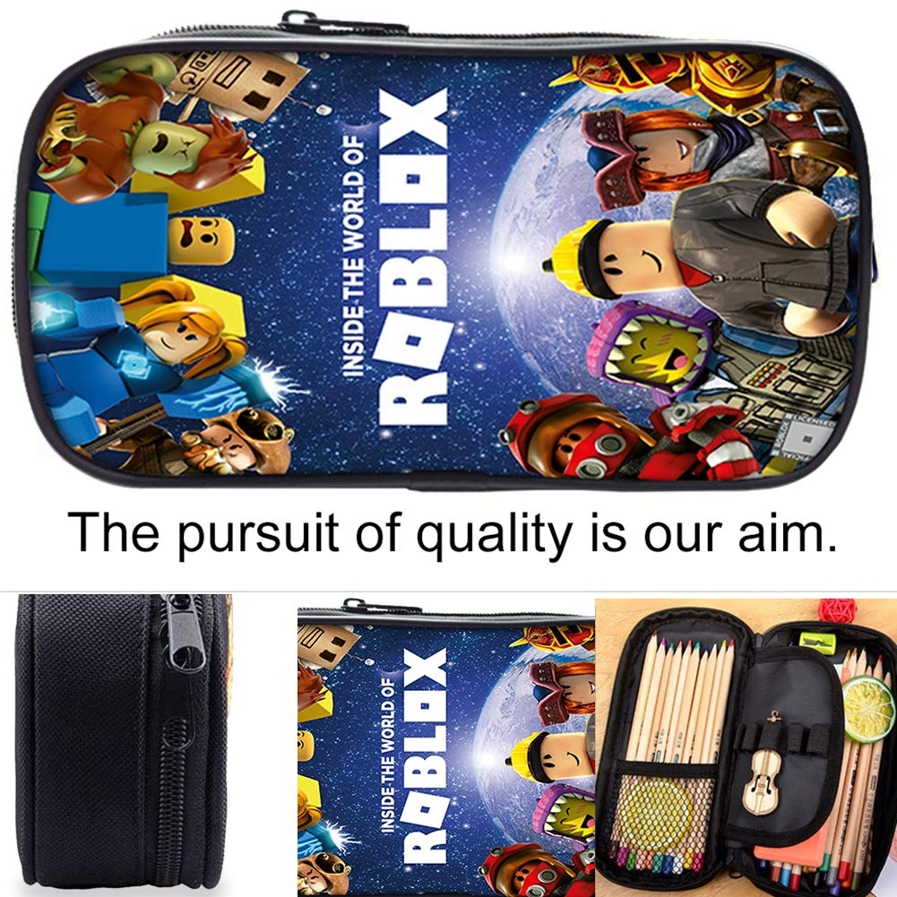 FYFLYMT Rob-lx Astuccio,Astuccio Portapenne Roblx,Roblx Grande Capacità scatola,scatola penne Pratico Resistente Capiente