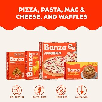 BANZA Pasta Angel Hair Chickpea, 8 OZ