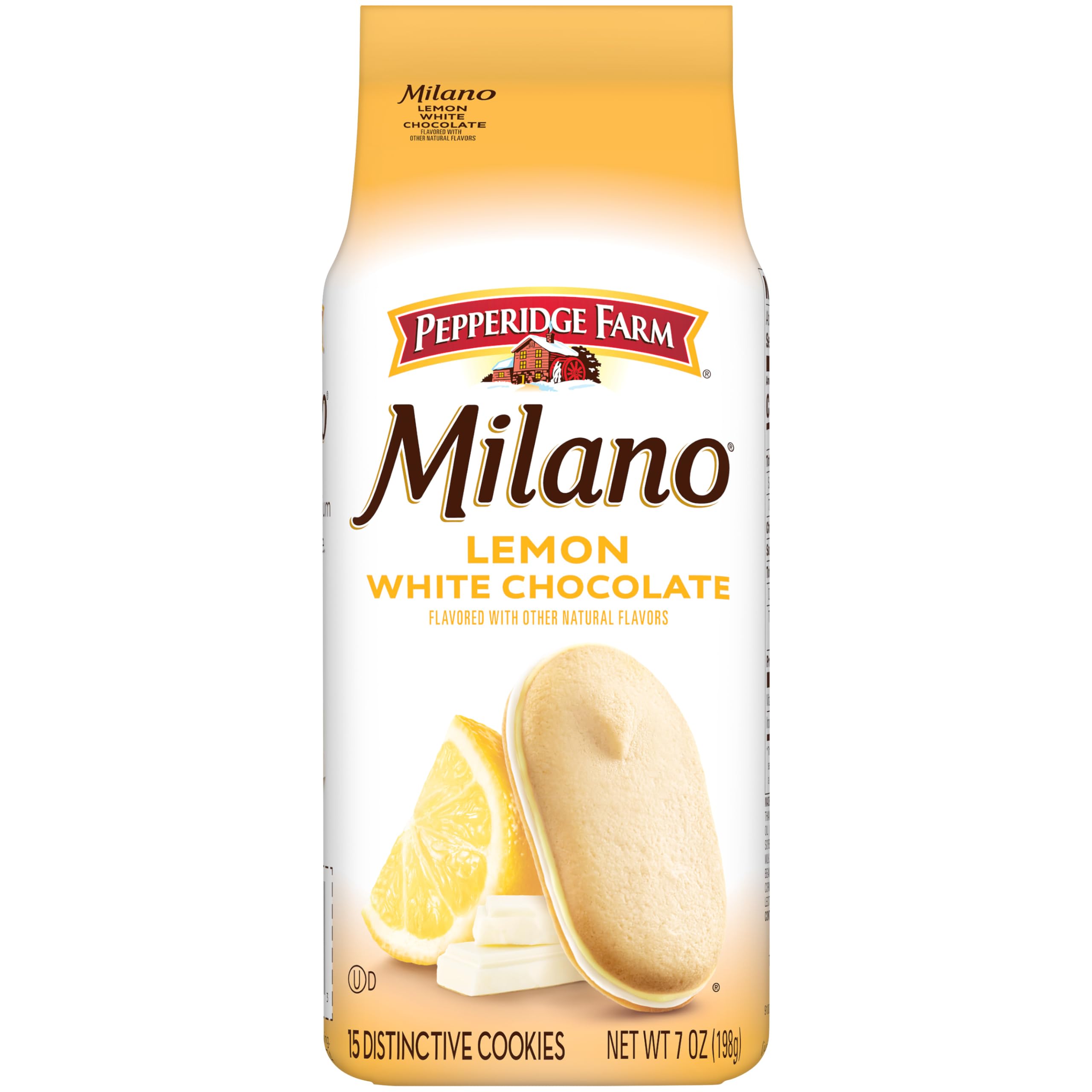 Amazon.com: Pepperidge Farm Milano White Chocolate Lemon Flavored