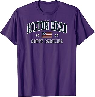 Hilton Head SC South Carolina T-Shirt USA Flag Patriotic Tee T-Shirt