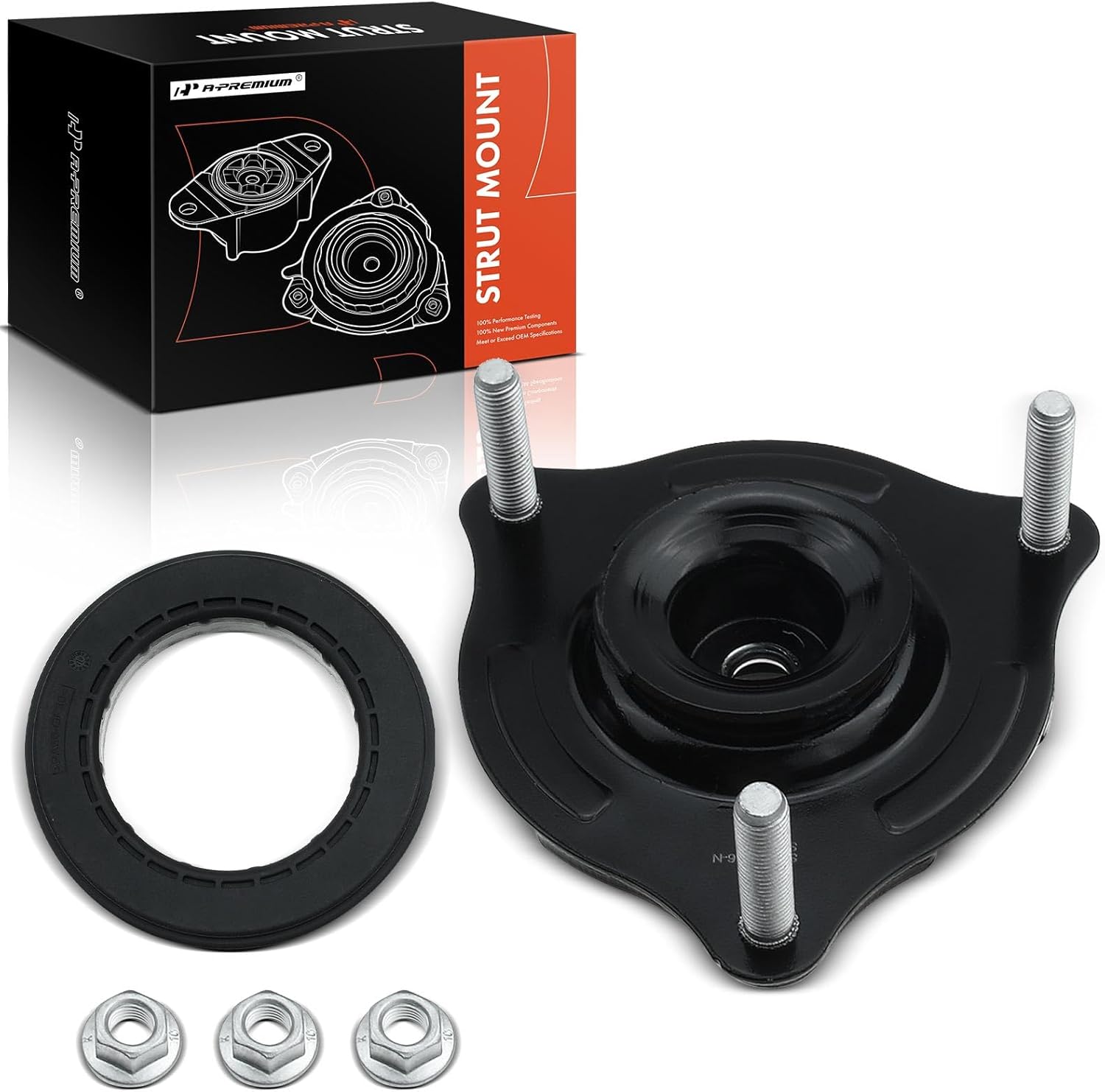 A-Premium Front Suspension Strut Mount Compatible with Honda Pilot 2016-2021 V6 3.5L, Passport 2019-2021 V6 3.5L & Acura MDX 2014-2020 V6 3.5L