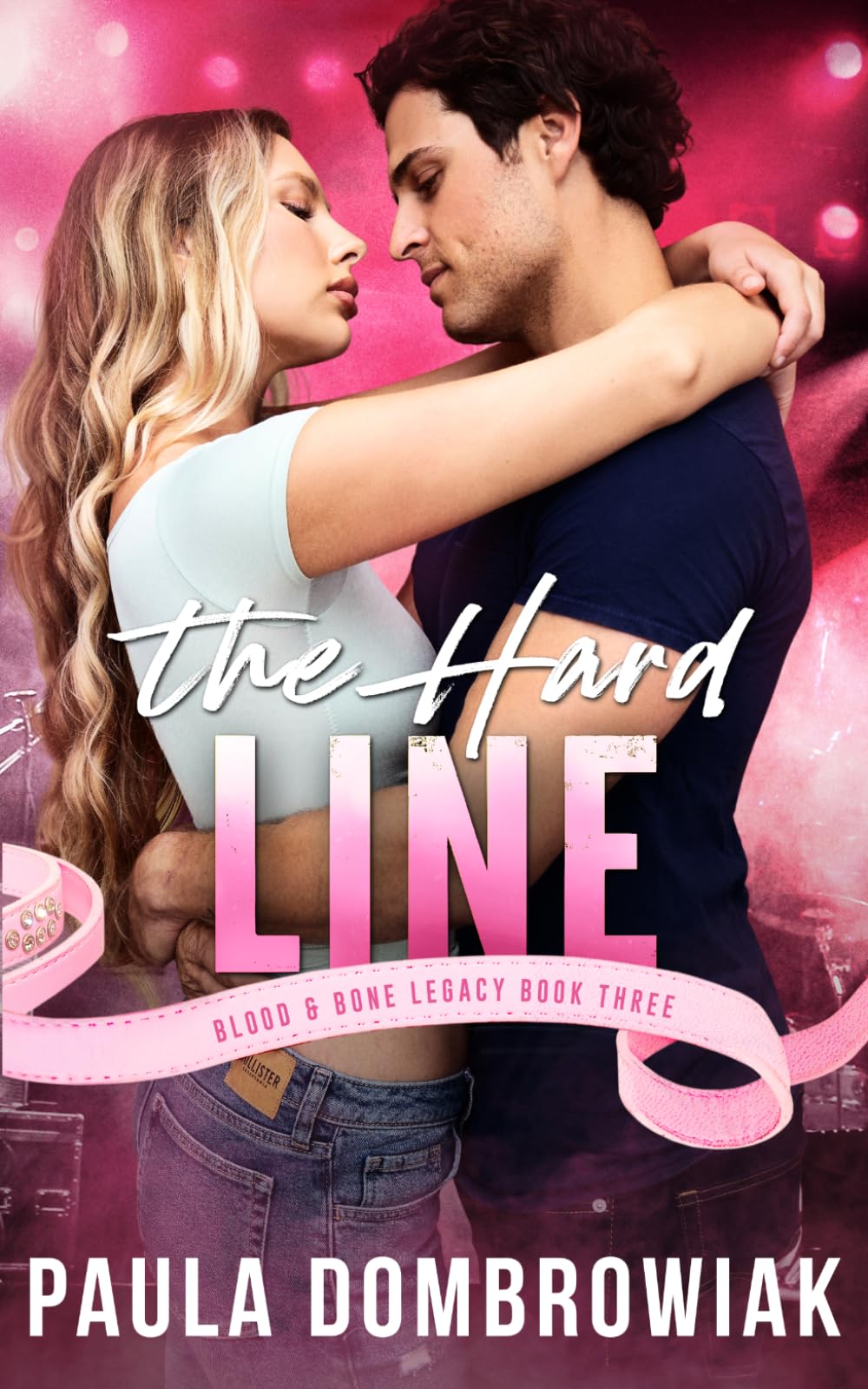 The Hard Line: A steamy, secret identity, surprise pregnancy, rockstar romance (Blood & Bone Legacy)