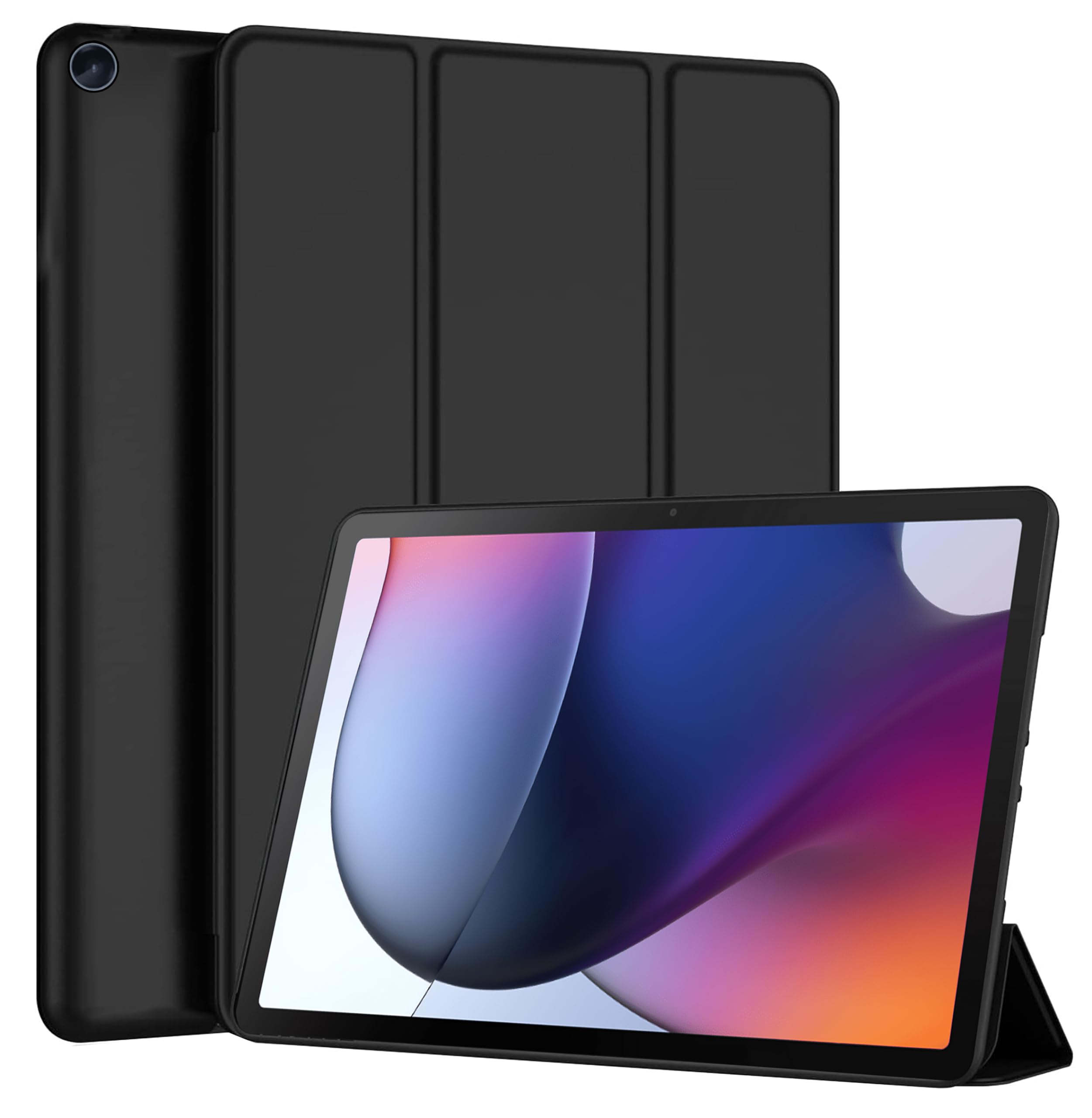TGK Trifold Back Flip Stand Case Cover for Motorola Tab G62 10.61 Inch Black (B0CMQ4R2VJ) Amazon Price History, Amazon Price Tracker