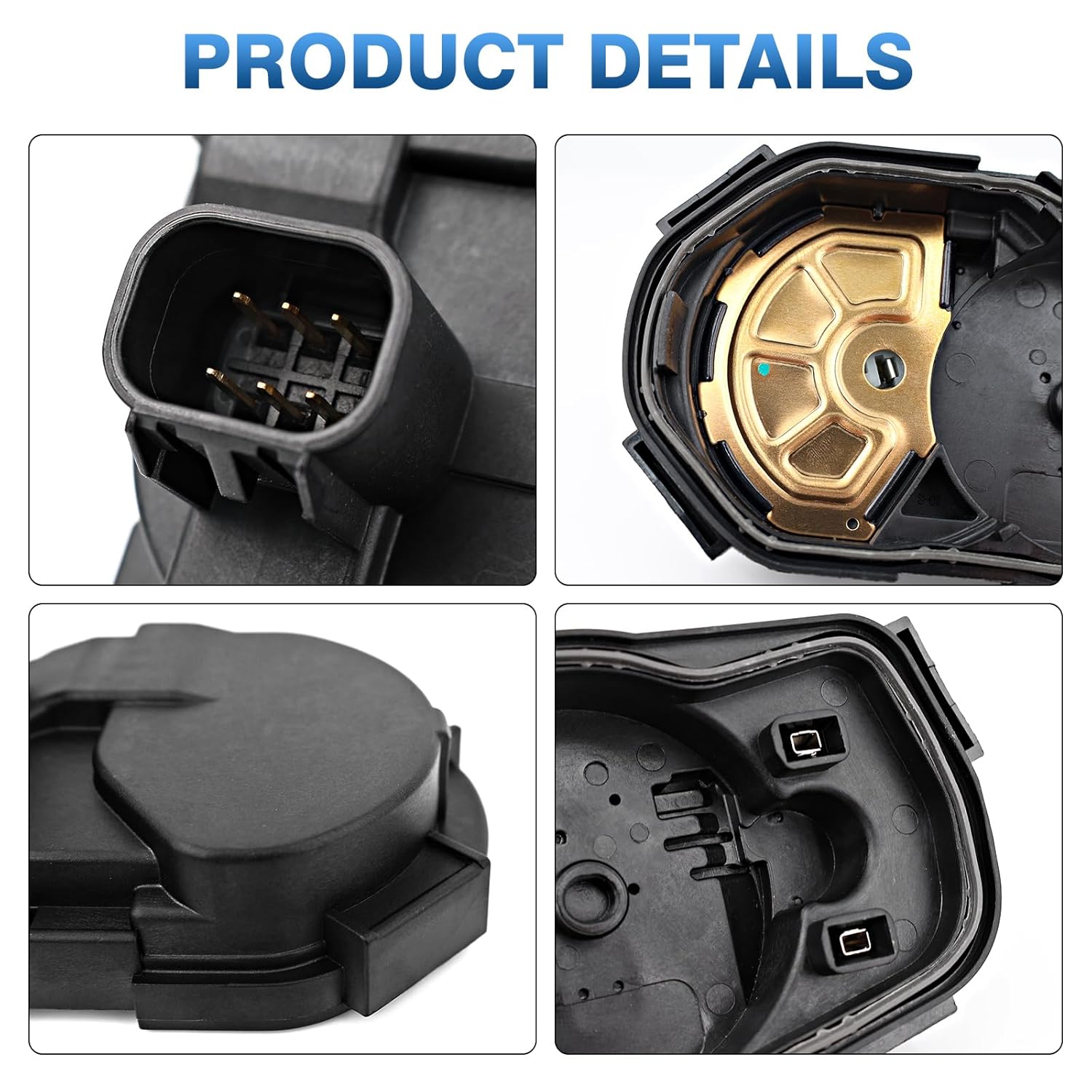 TOP-MAX TPS Throttle Position Sensor with Clips Fit for Chevy Avalanche Express Silverado Suburban Tahoe Malibu GMC Canyon Savana Sierra Yukon Cadillac Pontiac Saab Saturn Buick 19259452 TPS4270 TH445
