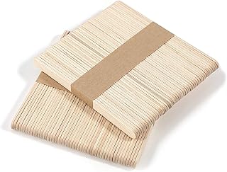 木材スティック スティック棒 DIY ミニ棒 木製 100本セット(木色) 工芸スティック 工芸品材料 手作り アイスキャンディー棒 木製棒 アイススティック 手作り クラフトスティック 工芸スティック 創造力 いろんな芸術品や作品を作り用に ウッドスティック 業務用 木製スライス パーティー