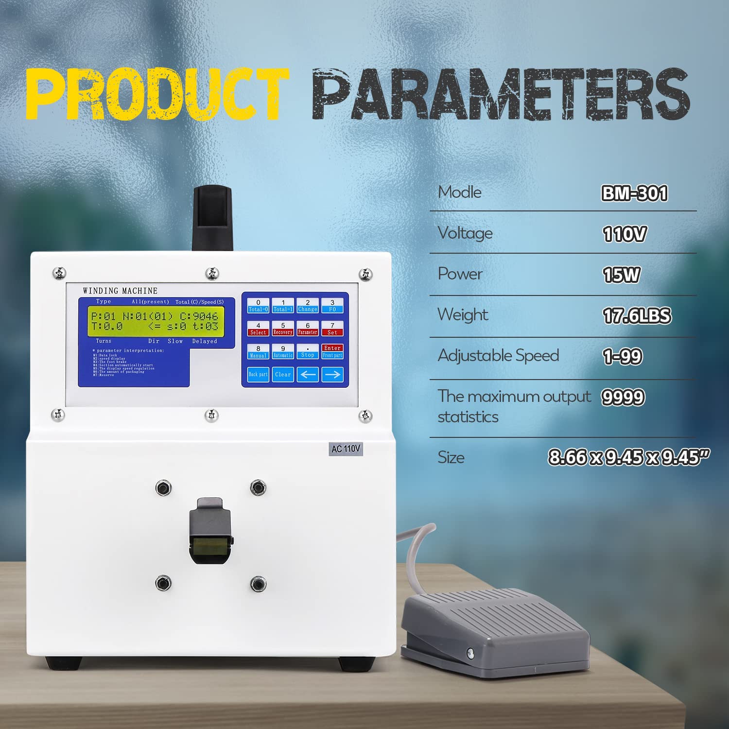 CGOLDENWALL BM 301 Automatischer Drahtdreher – Für Präzises Wickeln Von Kabeln & Drähten (110V/220V)