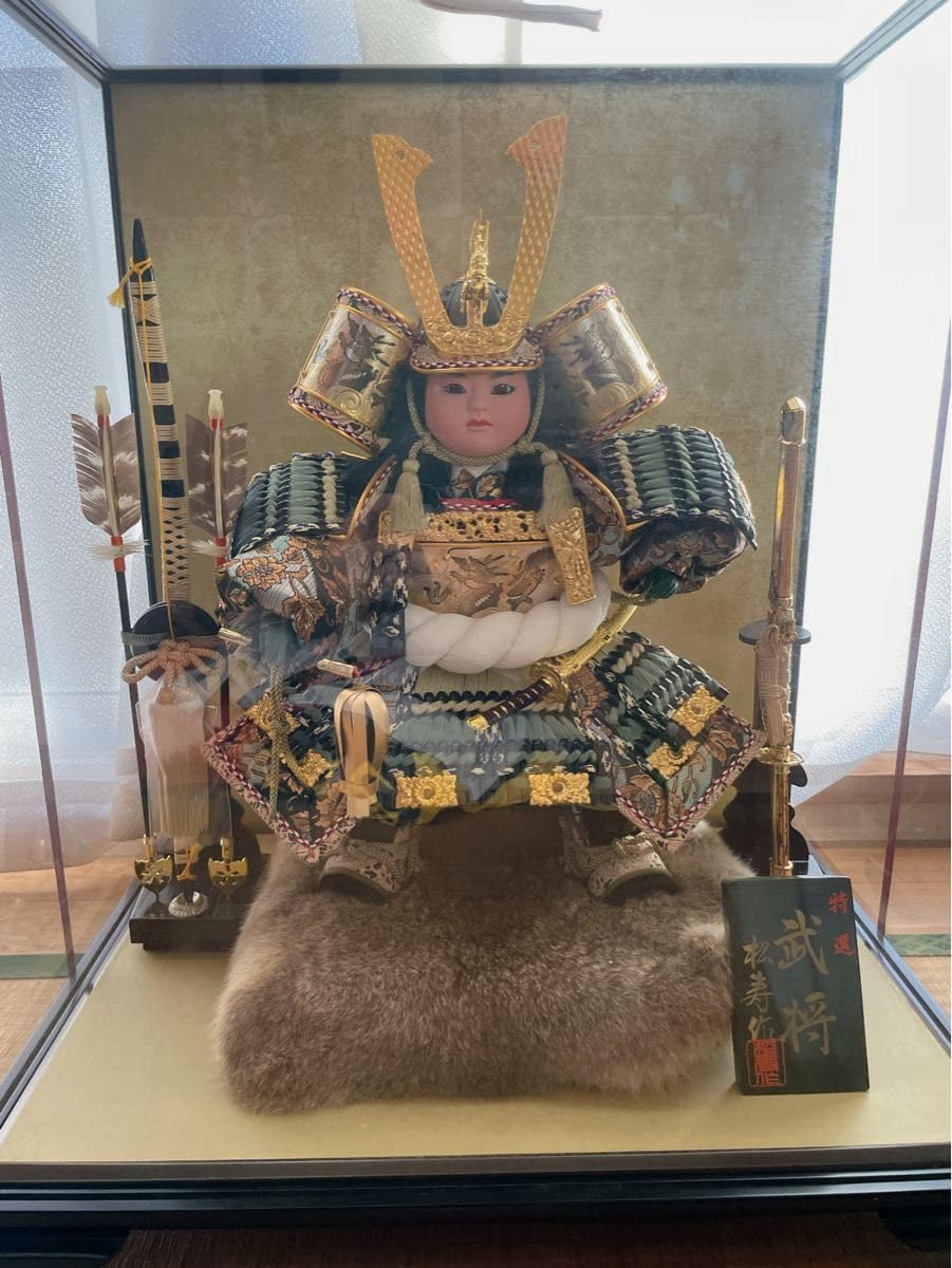 五月人形 五月人形 端午の節句 鎧兜 こどもの日 飾り 置物 横幅45cm