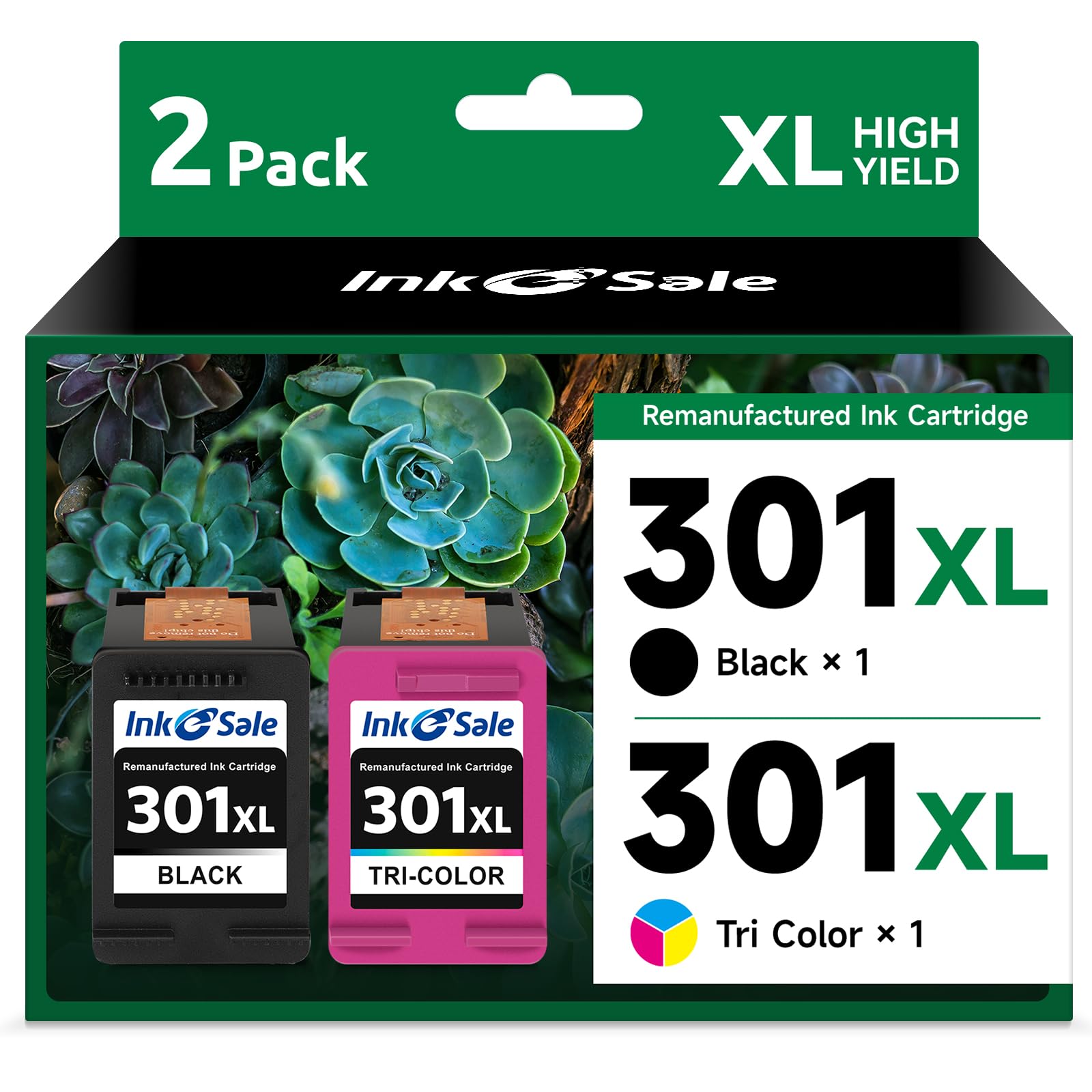 INK E-SALE 301XL Druckerpatronen Multipack Ersatz für HP 301 Druckerpatronen Schwarz Farbe für Envy 4500 5530 4504 4502 DeskJet 2540 1510 1000 1050 2050 2544 3050 1010 2549 OfficeJet 2620 4630 4632