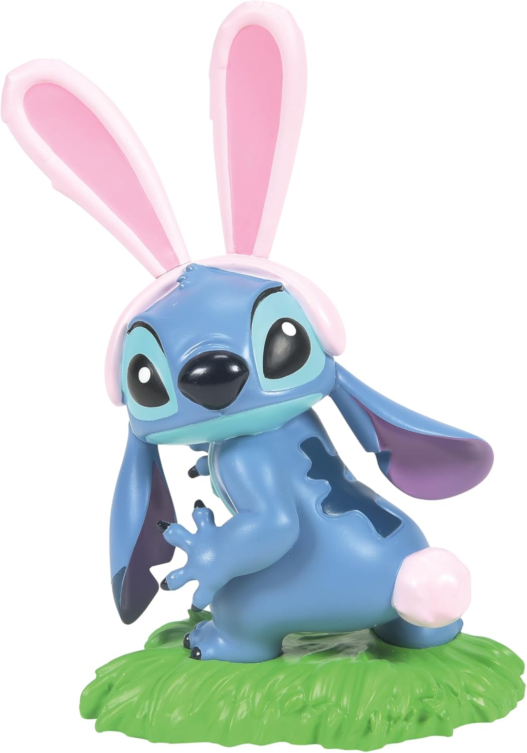 Enesco Disney Showcase Lilo and Stitch Holiday Easter Bunny Figurine, 5.2 Inch, Multicolor