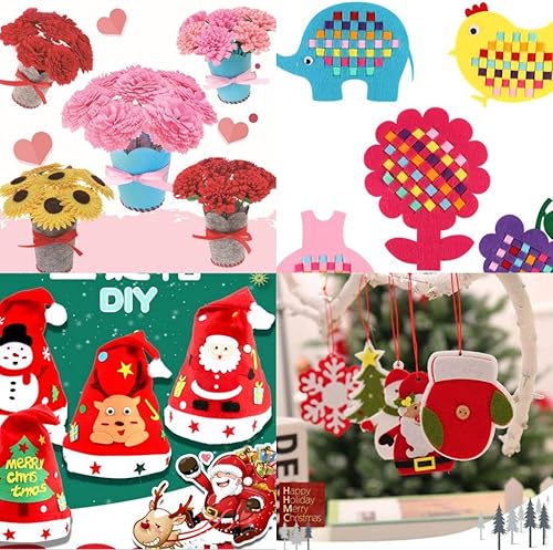 Miniatura 9 de MUGgYz 36 x 36 pulgadas (elige tu color dándonos un mensaje), tela de fieltro suave no tejida, hoja de tela de fieltro retazos DIY costura muñecas