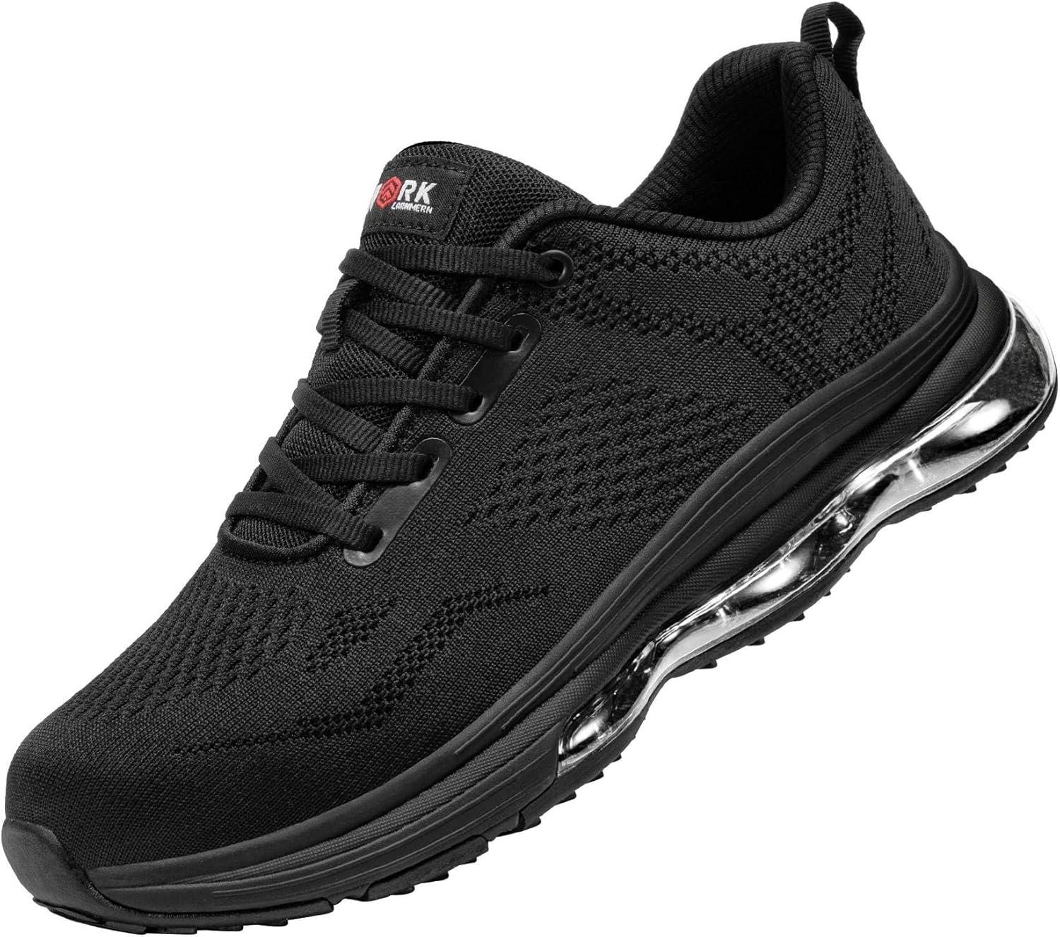 LARNMERN Men Steel Toe Shoes - Non Slip Safety Sneakers