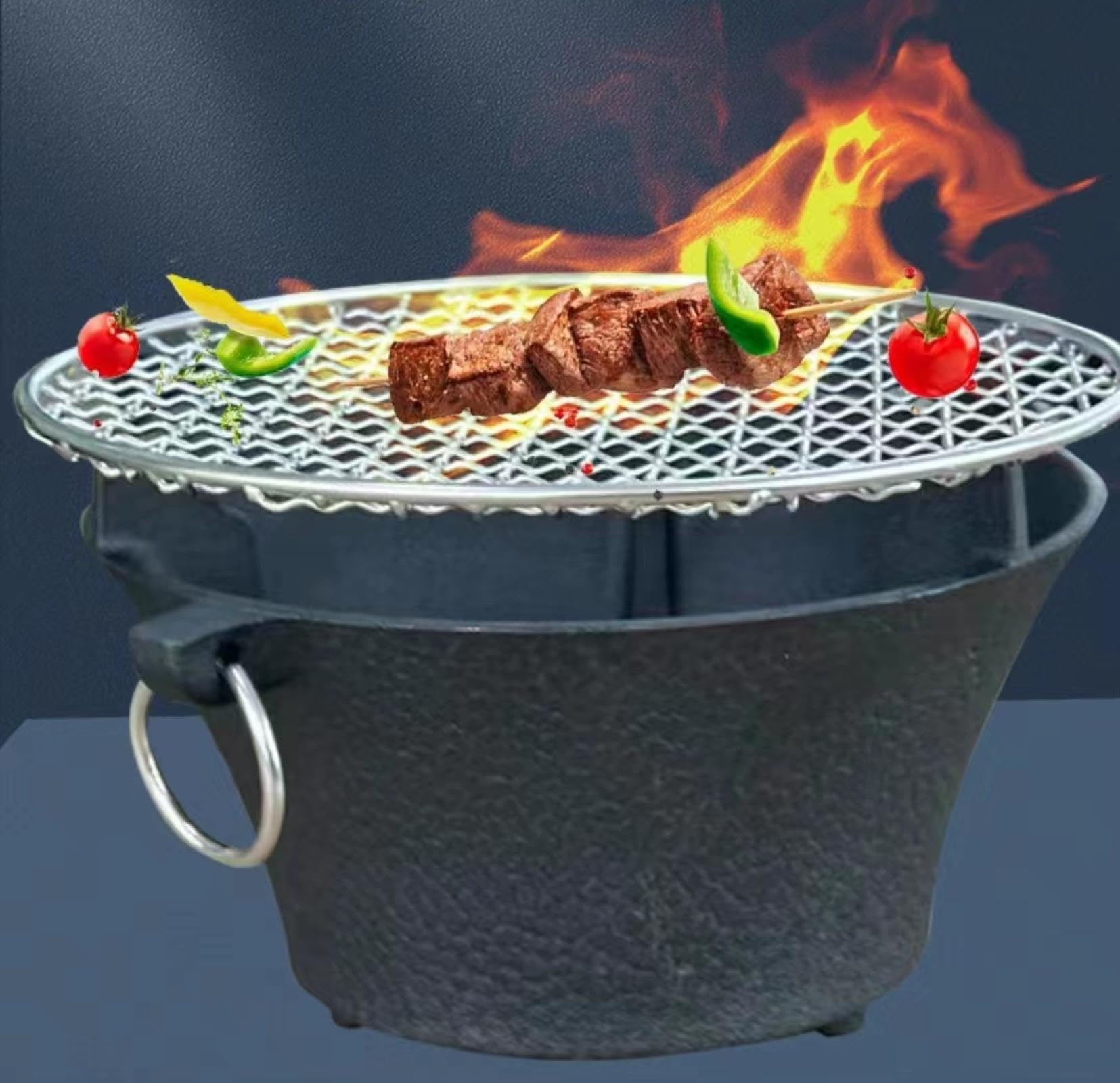 Amazon | 焼き網 丸網 炭焼き 多目的 ステンレス鋼 ホットプレート や