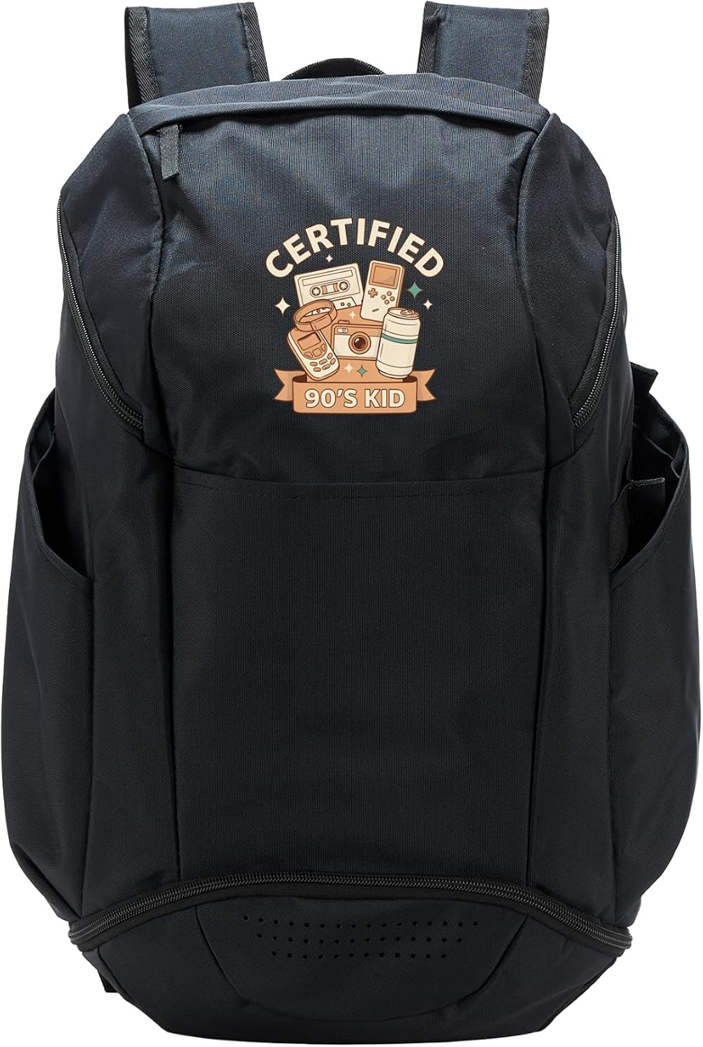 Retro Vintage Cassette Game Camera Certified 90s Kid Sport Backpack