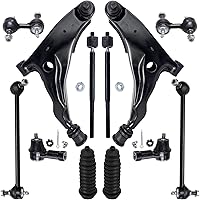 Vista 78 de Detroit Axle – 12 brazos de control superiores e inferiores delanteros con rótulas, barras de unión exteriores e interiores con topes, barras