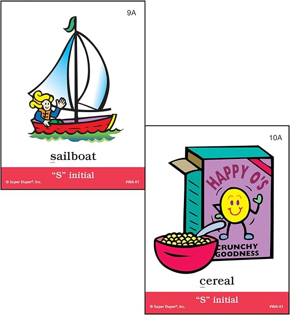 Super Duper Publications | Articulation S Sound Fun Deck | Vocabulary and Language Development Flash Cards | Educational Learning Materials for Children