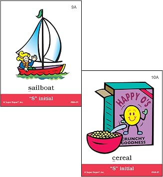 Super Duper Publications | Articulation S Sound Fun Deck | Vocabulary and Language Development Flash Cards | Educational Learning Materials for Children