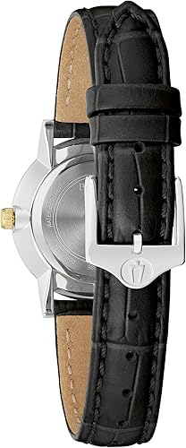Miniatura 3 de Bulova Reloj clásico de cuarzo para mujer, diamante de acero inoxidable