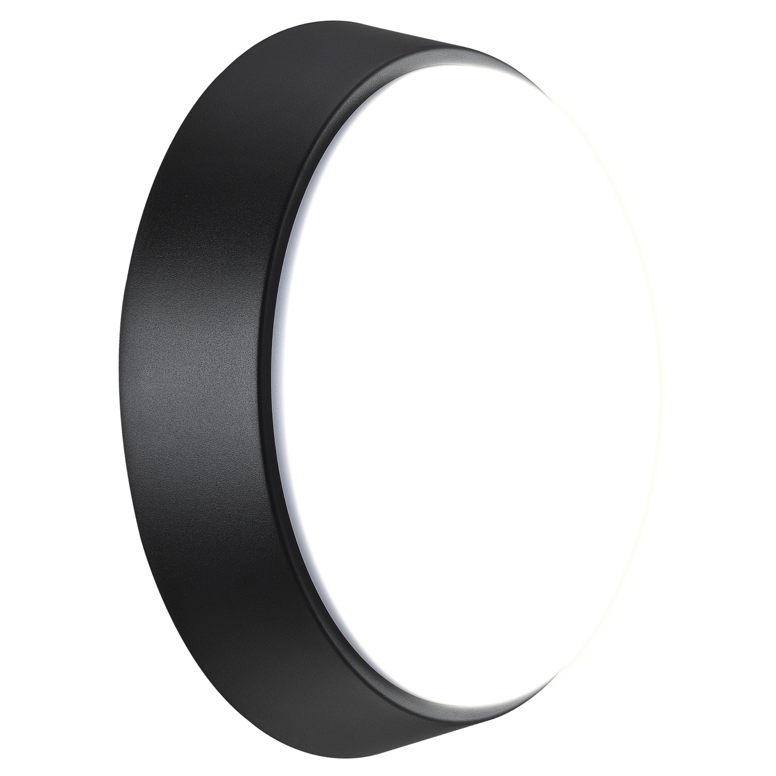 Luceco Uk Ltd Black/White Eber10s40-01 Eco Round Bulkhead Ip54 700Lm 10W 4000K Supplied And Trim Eber10s40-01