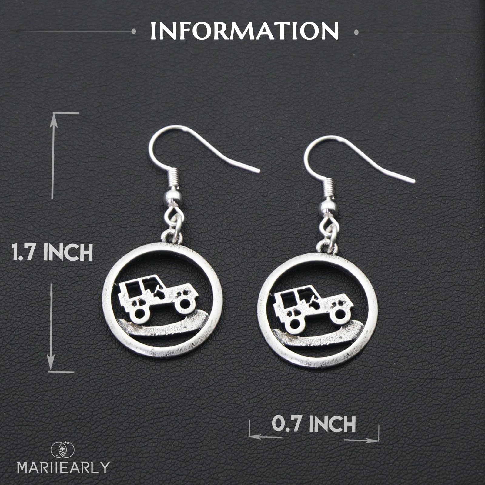 Off Road Vehicle Earrings For Women, Off Road Vehicle Drop Dangle Earrings Off Road Vehicle Jewelry Girl Earrings For Women Girls Personalized Handmade Jewelry Earrings Gift