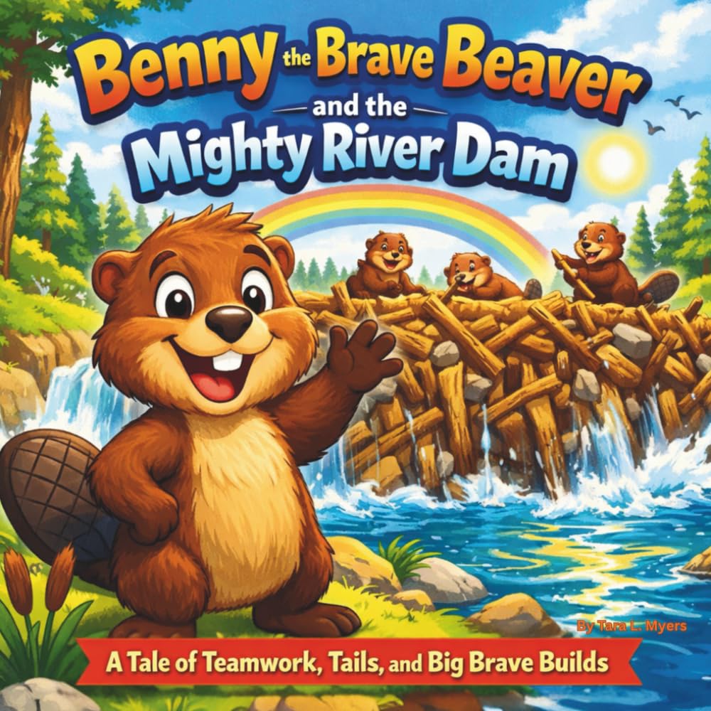 Benny the Brave Beaver and the Mighty River Dam: Children's Storybooks| A Tale of Teamwork, Tails, and Big Brave Builds| Rhyming| Adventure| Animals| ... 30 Pages| Size 8.5 x 8.5 (Childrens Books)