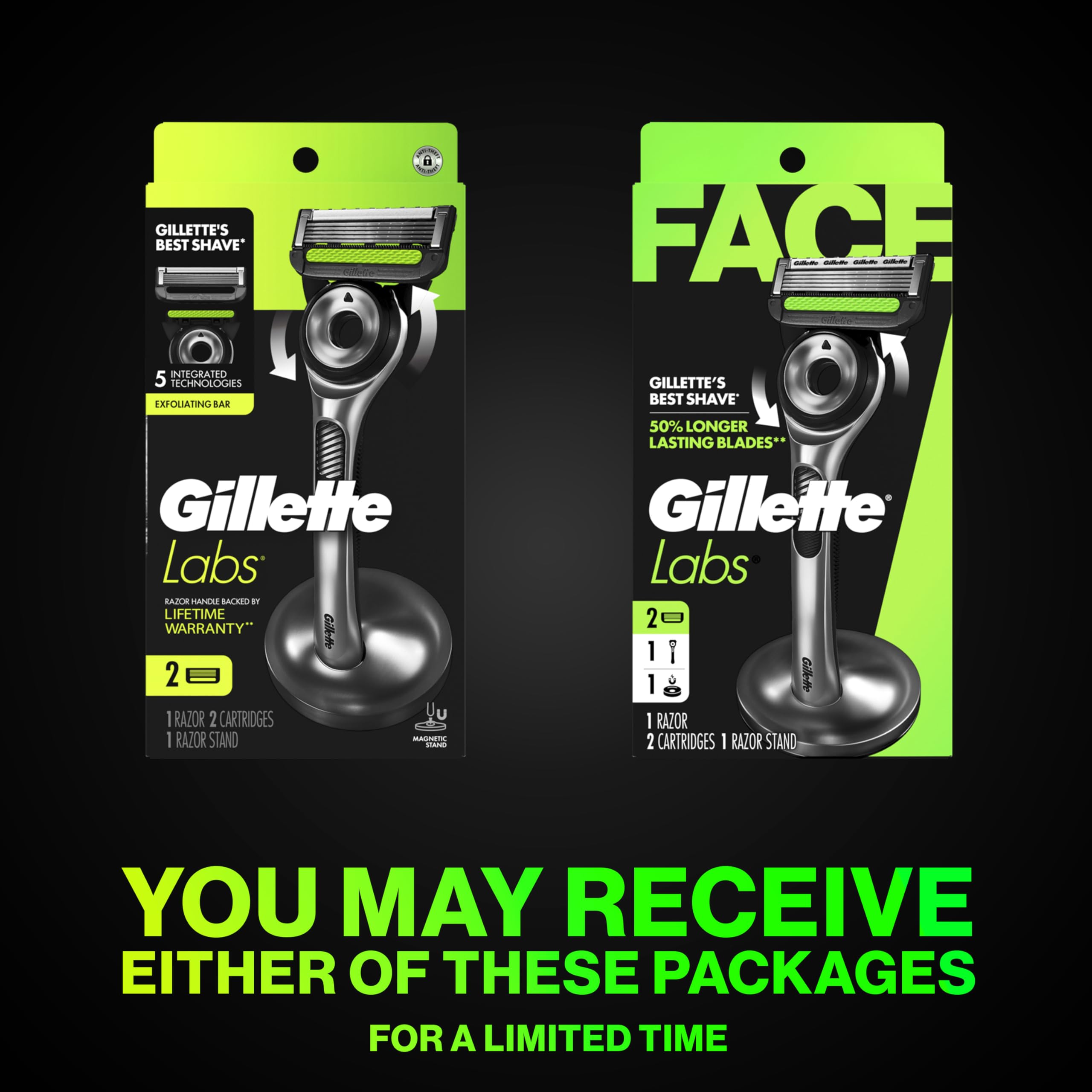 Amazon.co.jp: Gillette Labs Mens Razor with Exfoliating Bar