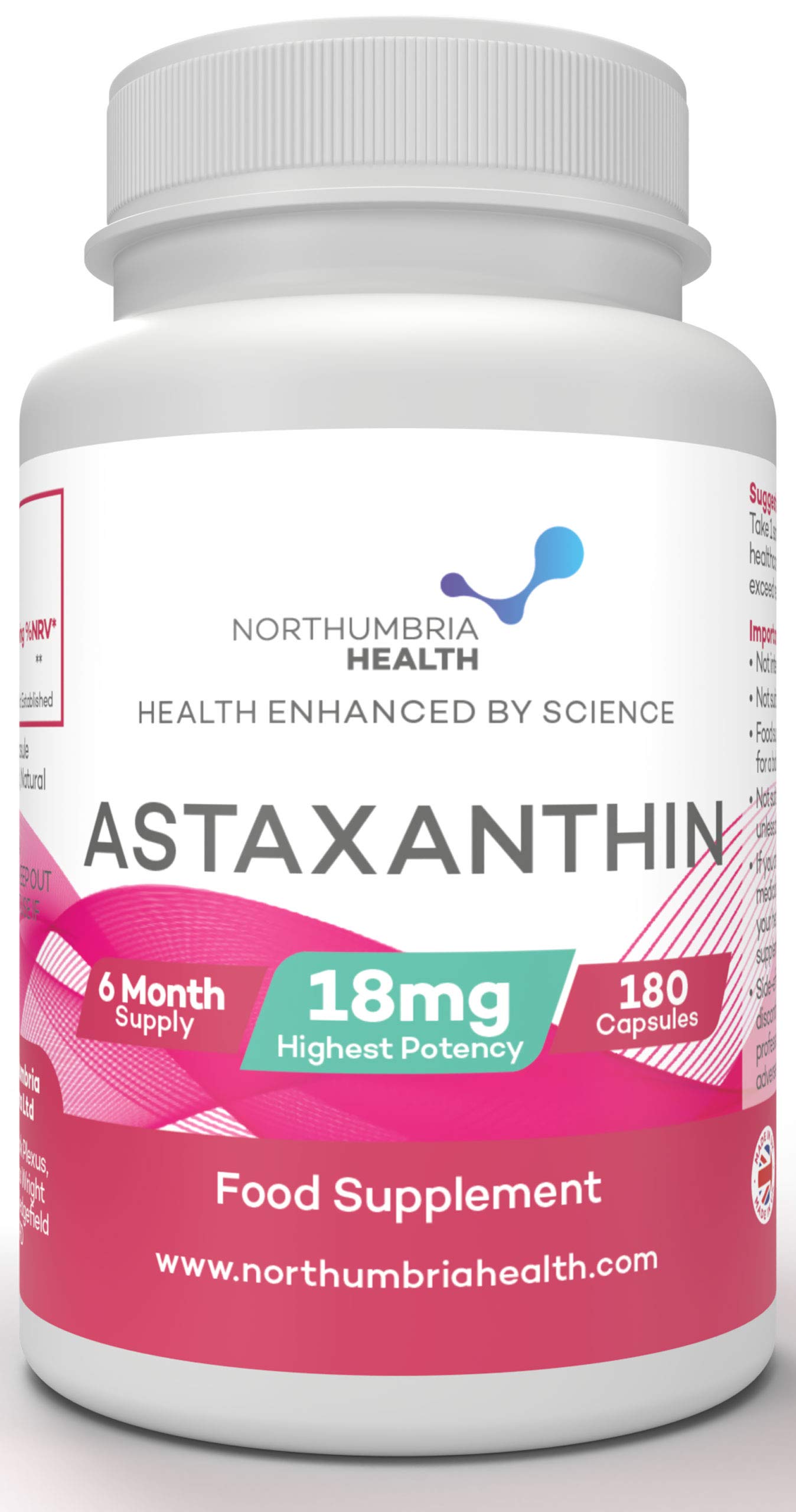 Buy Astaxanthin 18mg 5 Oil 180 Softgels (6 Month Supply) Natural