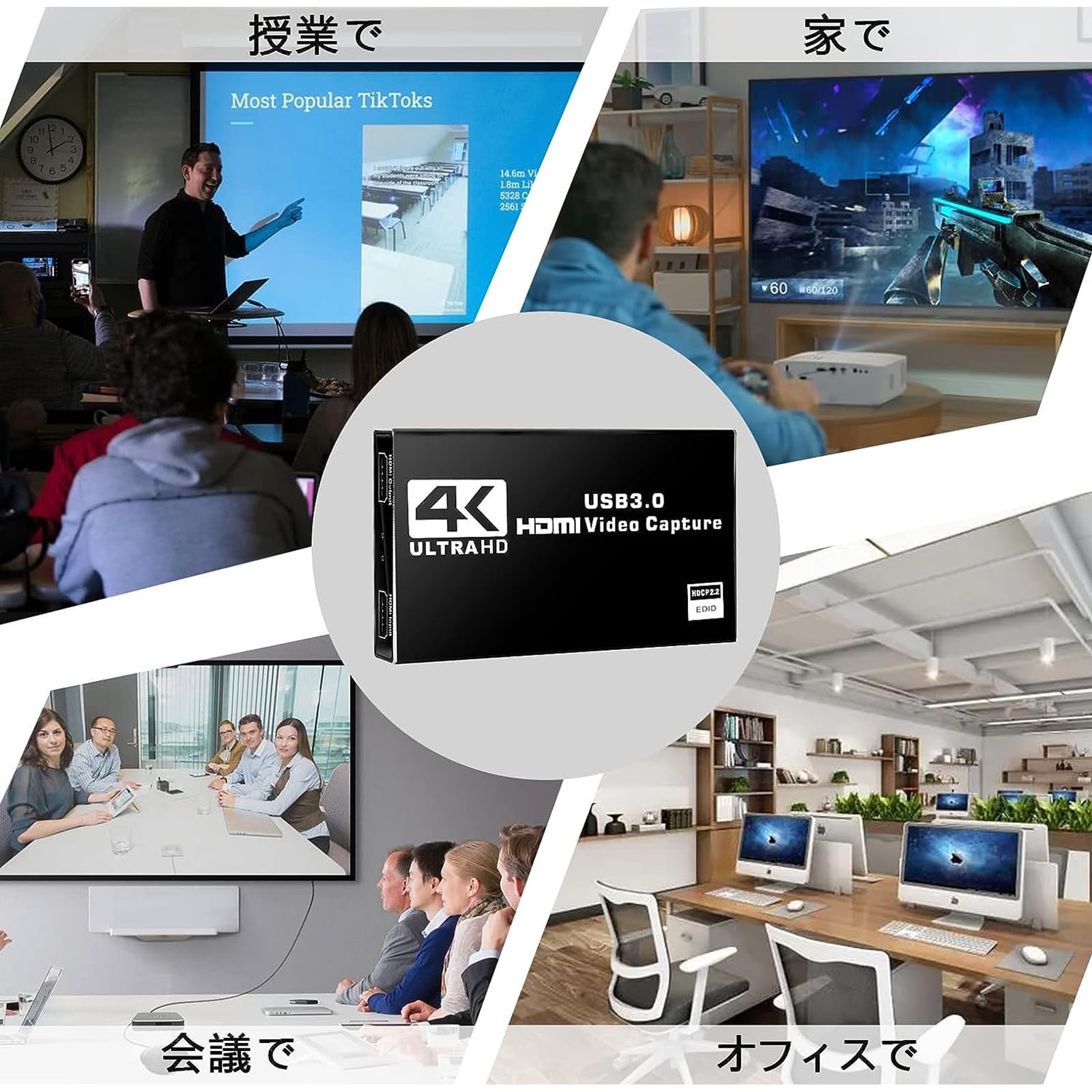Amazon.co.jp: BotthHealth 4K HDMI キャプチャーボード パススルー