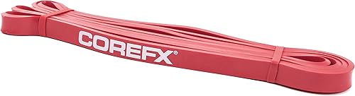 corefx resistencia bandas de resistencia41" de largo, construir fuerza, tono muscular y ayudar estiramiento y recuperación, elija entre 6niveles de