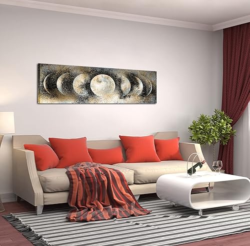 Miniatura 5 de RnnJoile Lienzo decorativo para pared, diseño de fase lunar, póster de astrología, escena espacial, impresiones para decoración moderna del hogar y